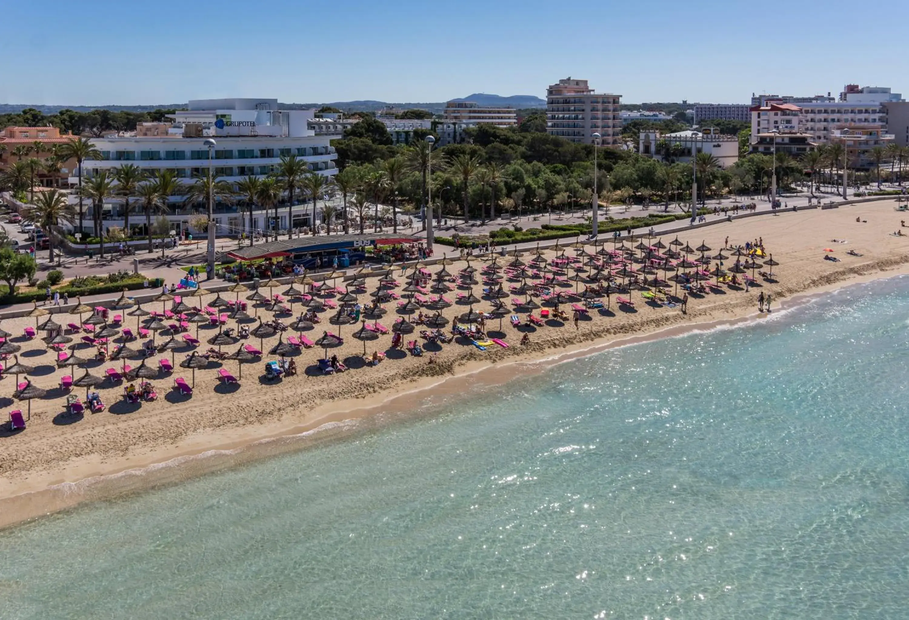 Beach, Bird's-eye View in Grupotel Acapulco Playa - Adults Only