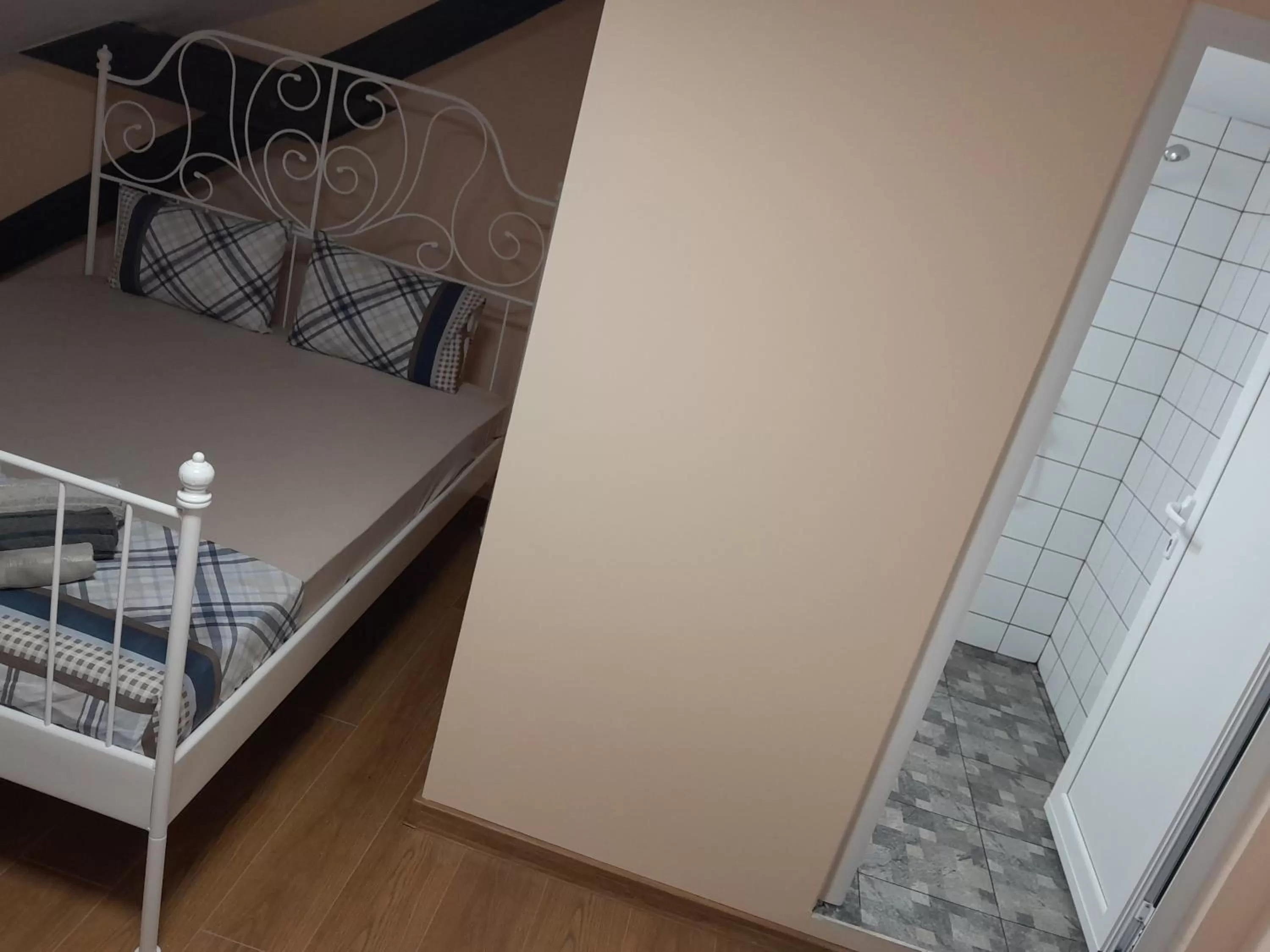 Bed, Kitchen/Kitchenette in HANCHO SevenUps - KAPANA Plovdiv Center