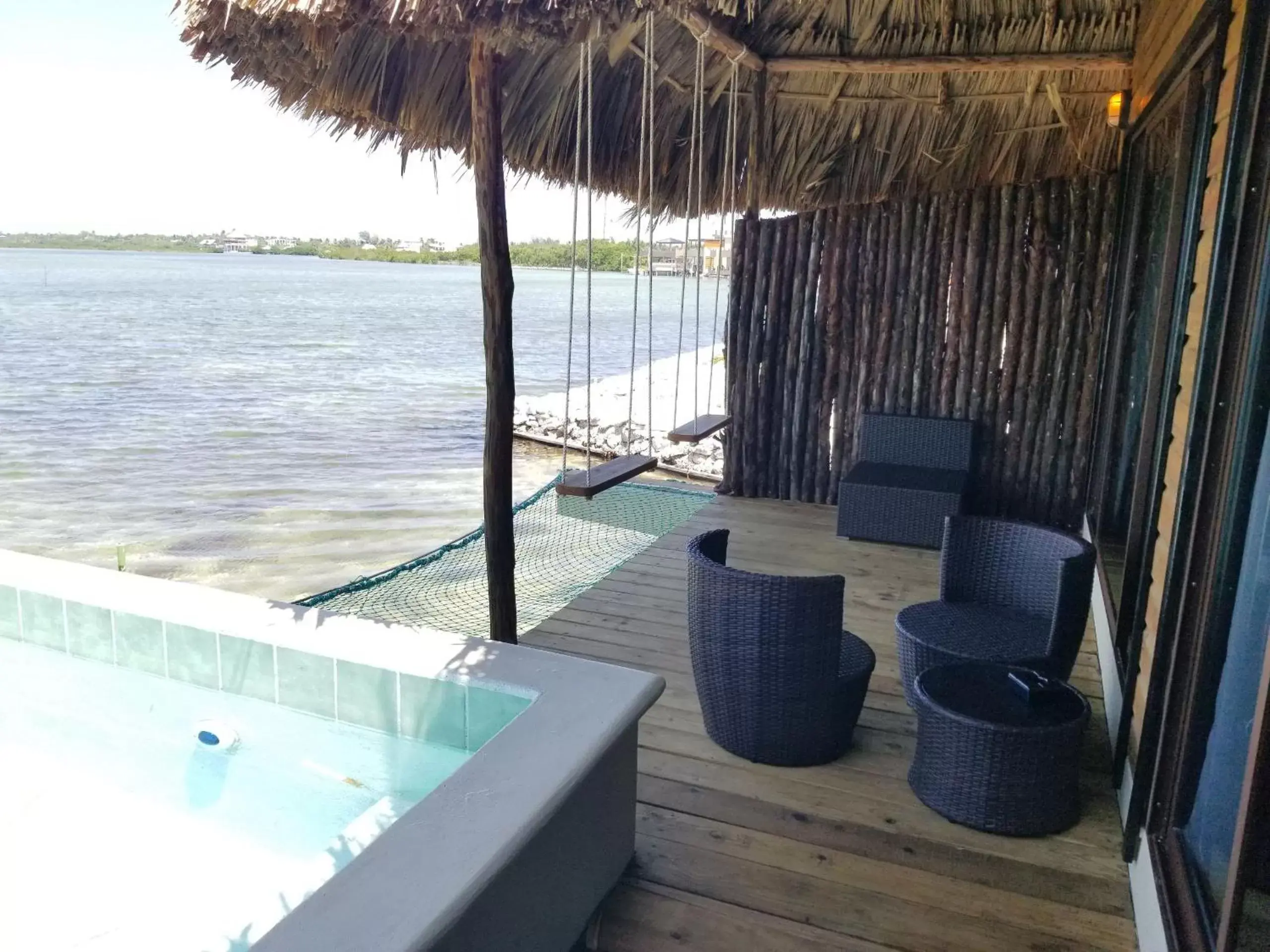 Balcony/Terrace in Lina Point Belize Overwater Resort