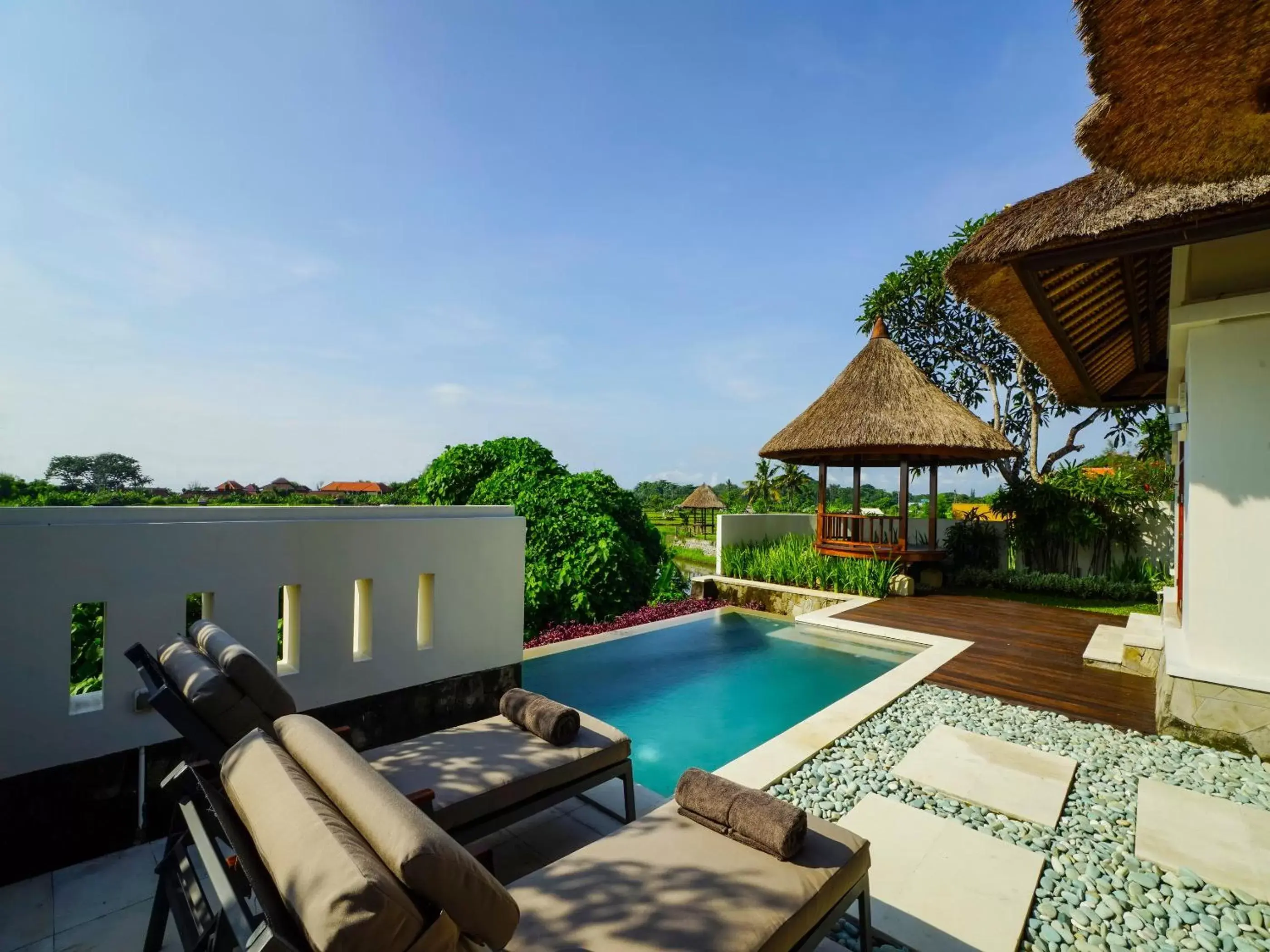 Balcony/Terrace, Swimming Pool in The Samata by LifestyleRetreats