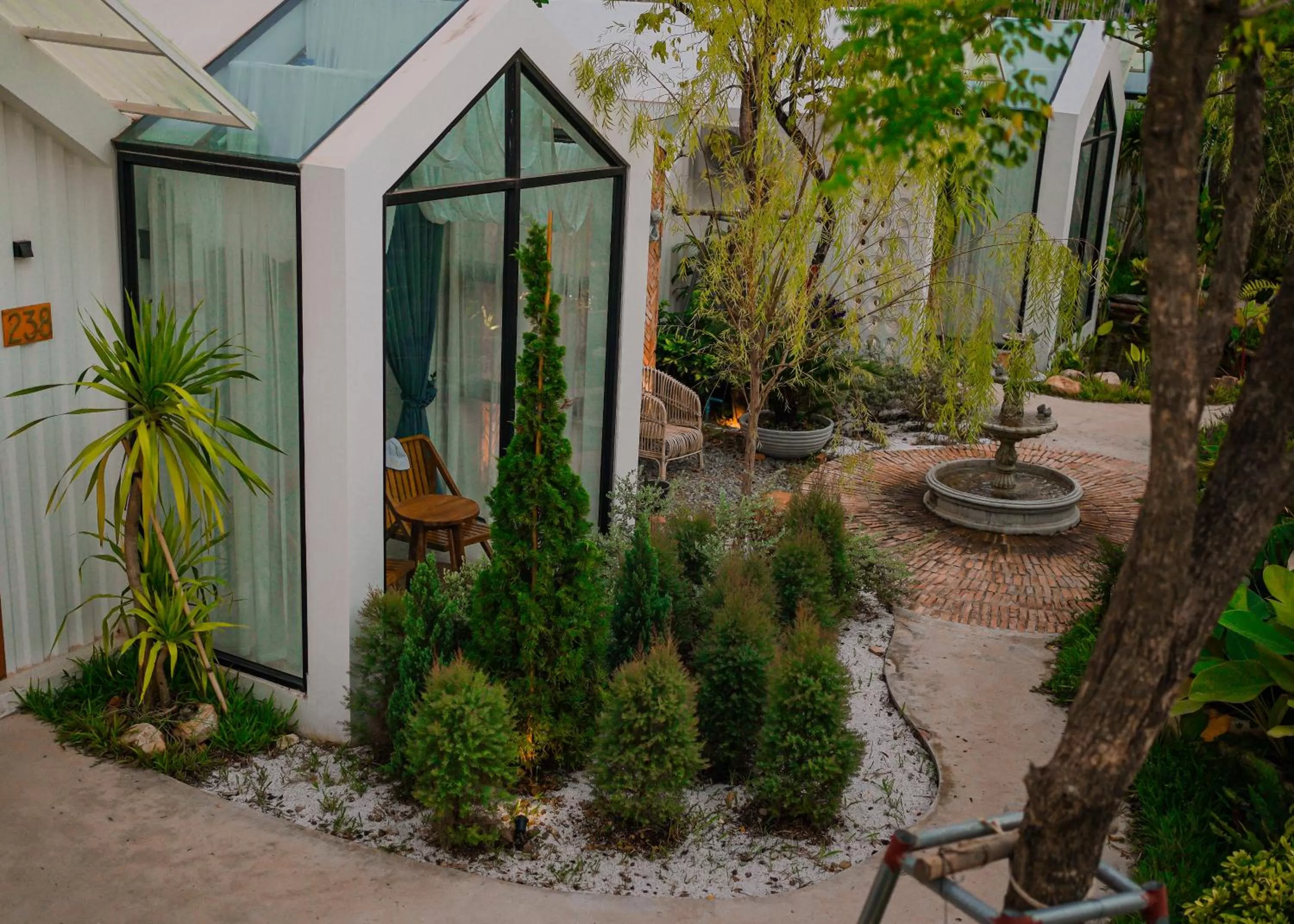 Garden in Montagne Residence