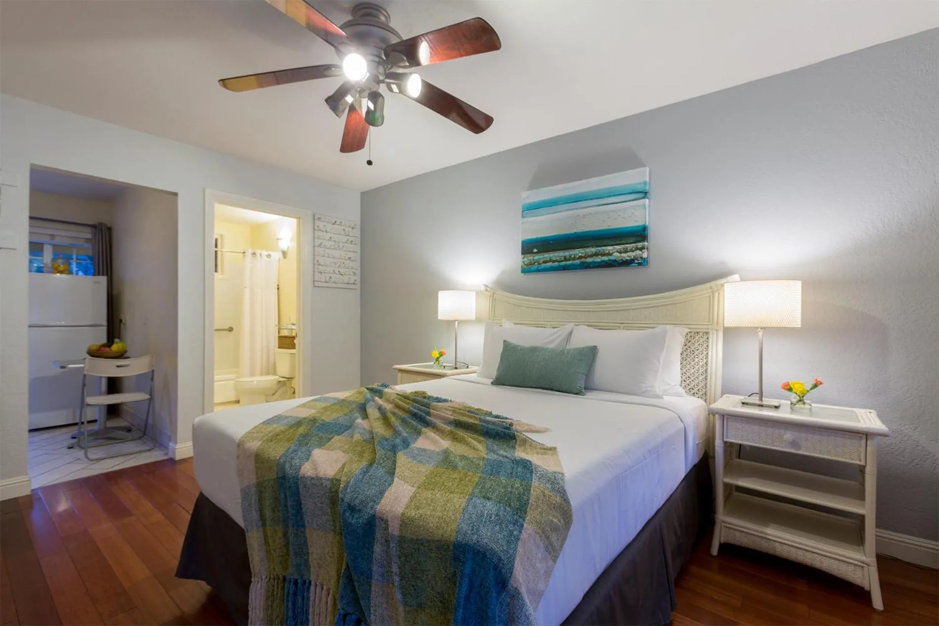 Bed in The Lodge at Blue Lakes