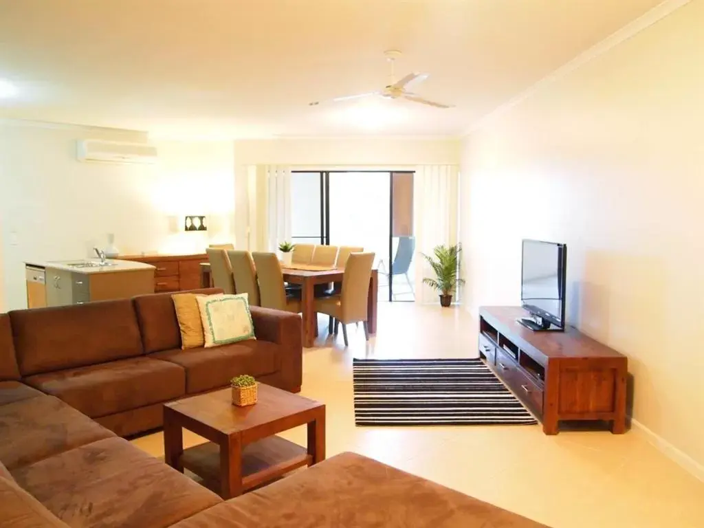 Seating Area in Edge Apartments Cairns