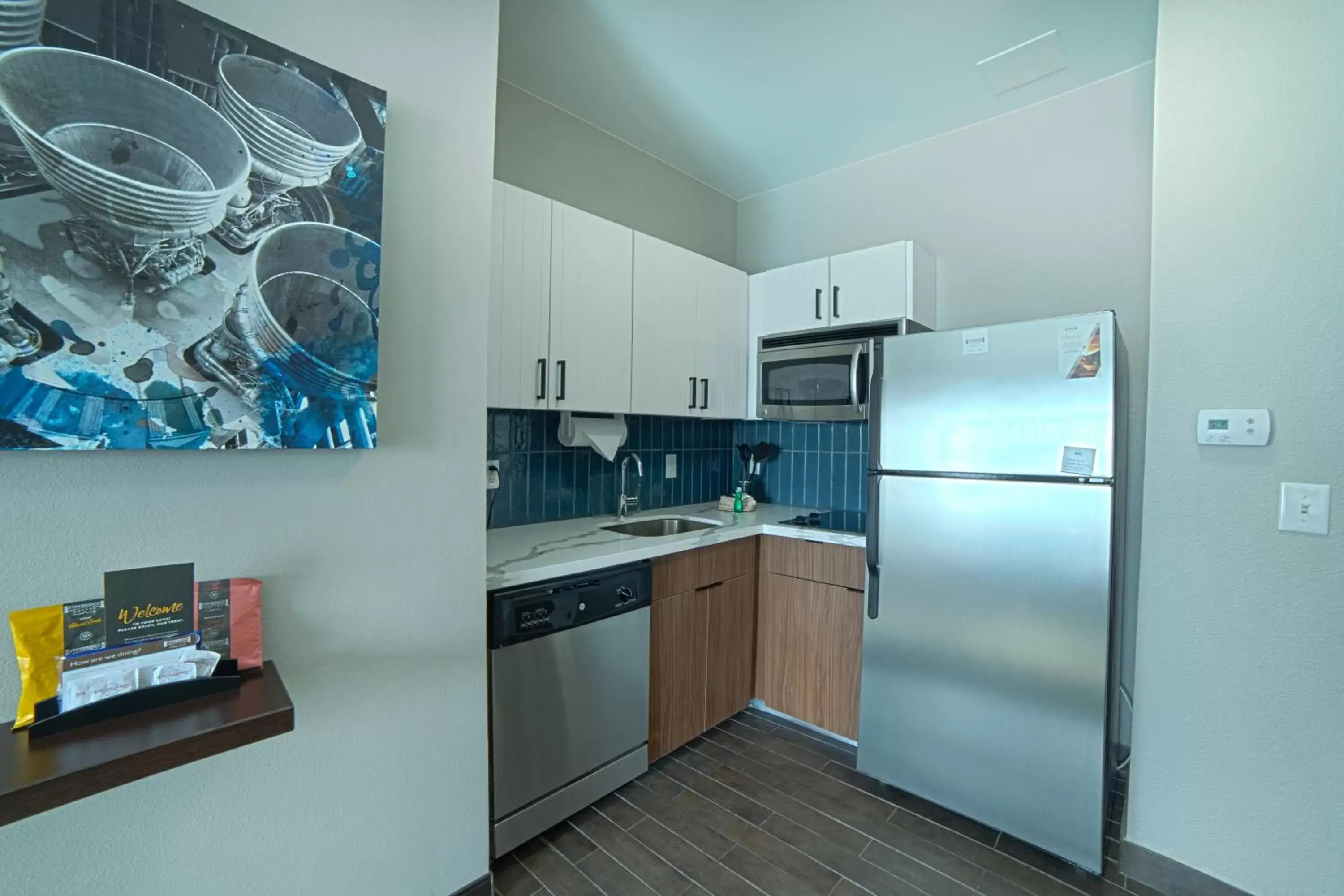 kitchen, Kitchen/Kitchenette in Staybridge Suites Houston-NASA Clear Lake, an IHG Hotel
