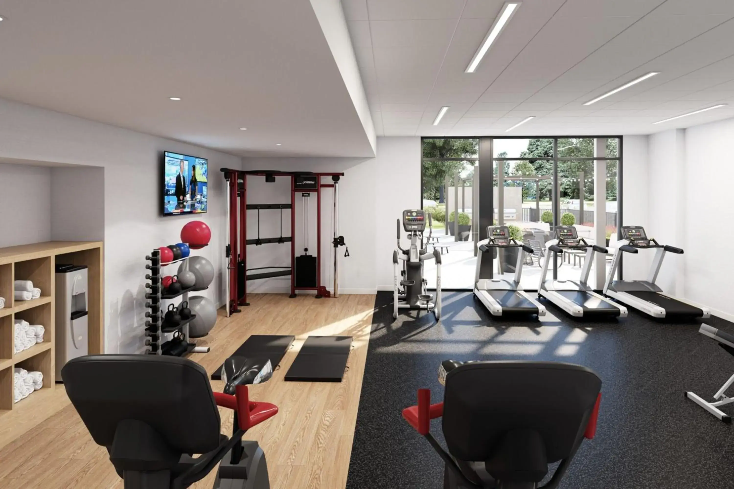 Fitness centre/facilities, Fitness Center/Facilities in Staybridge Suites Detroit - Southfield