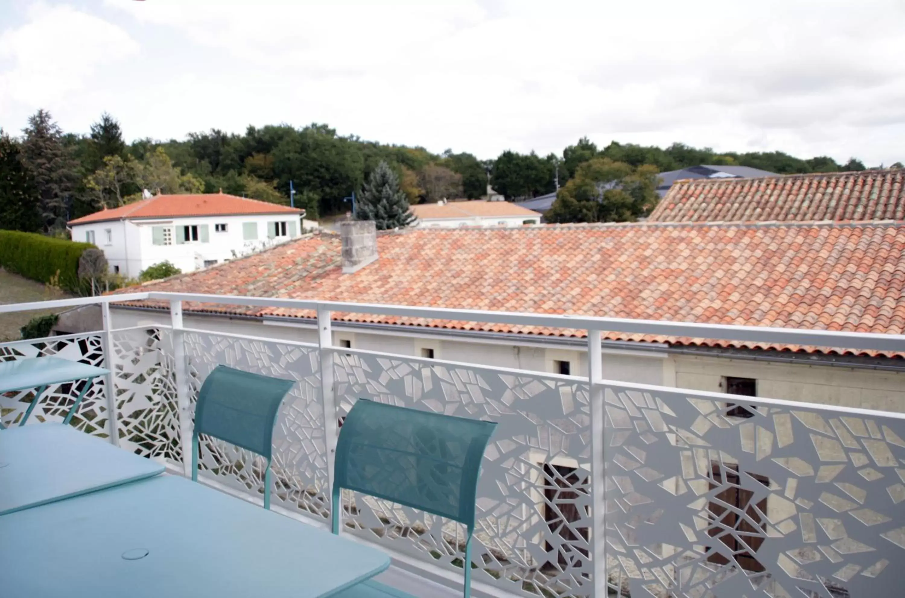 Balcony/Terrace in Résidence Vacances Bleues Les Coteaux de Jonzac