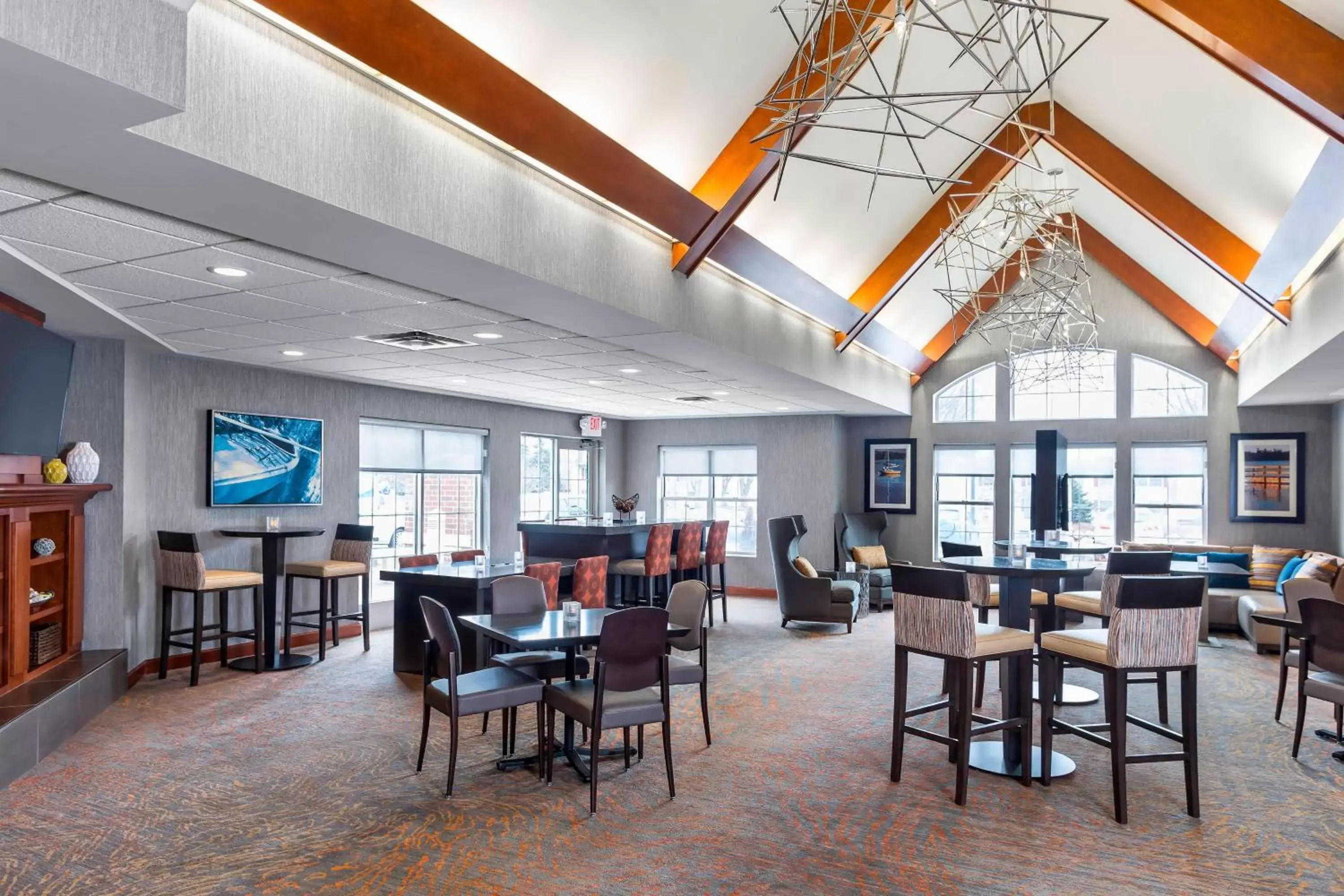 Lobby or reception, Restaurant/Places to Eat in Residence Inn by Marriott Bloomington by Mall of America