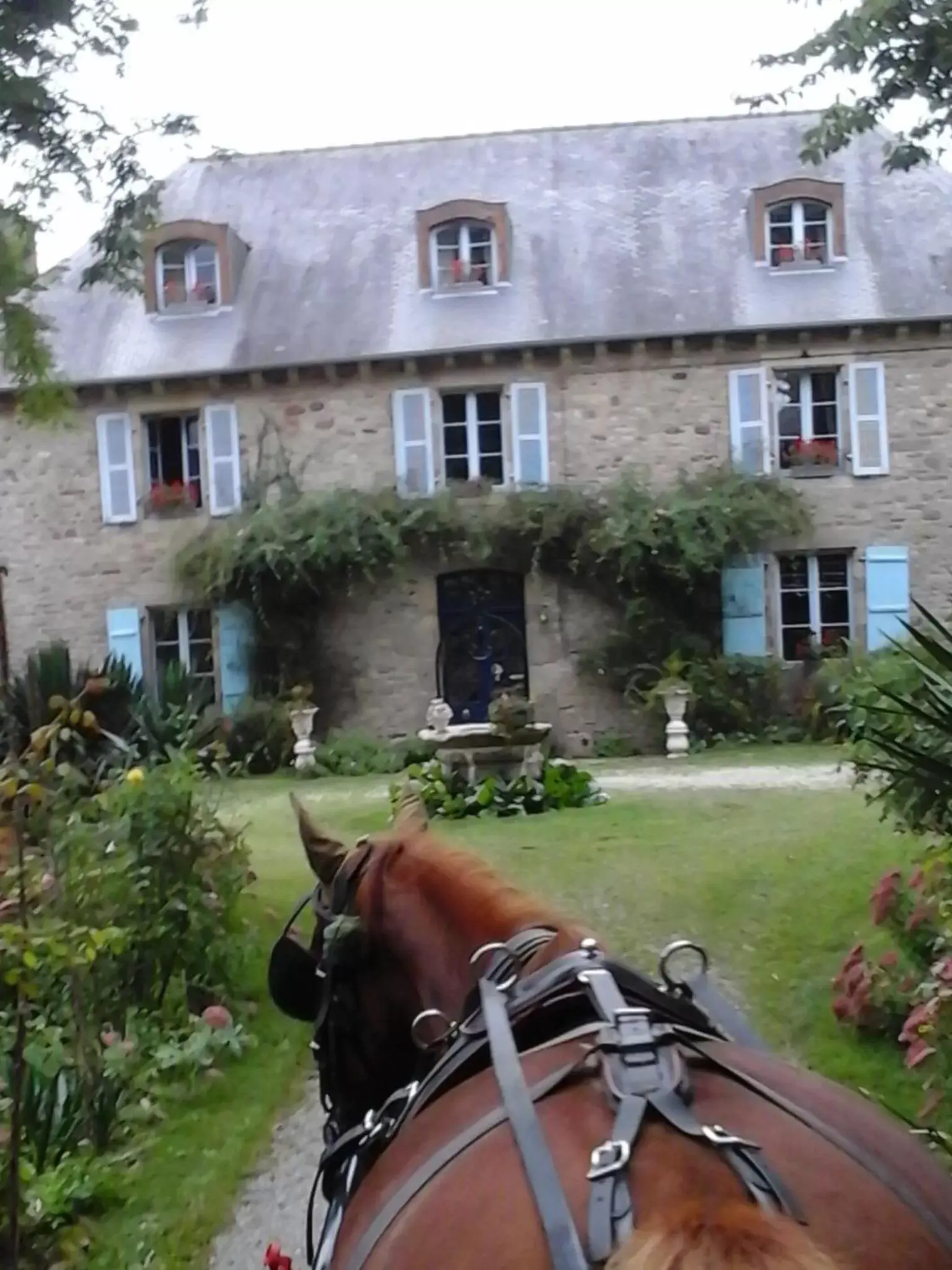 Inner courtyard view, Property Building in Manoir de la Peignie