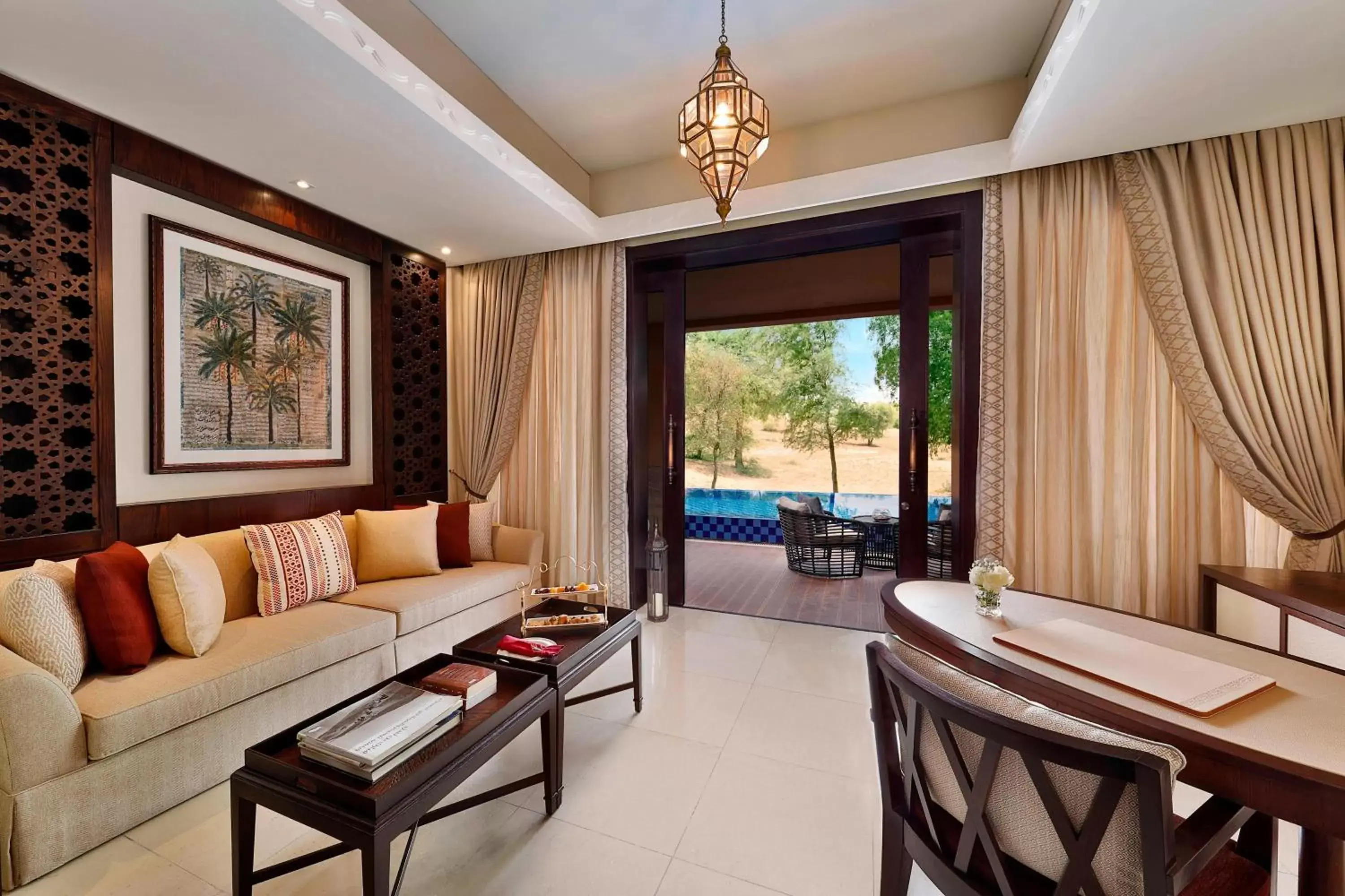 Swimming pool, Seating Area in The Ritz-Carlton Ras Al Khaimah, Al Wadi Desert