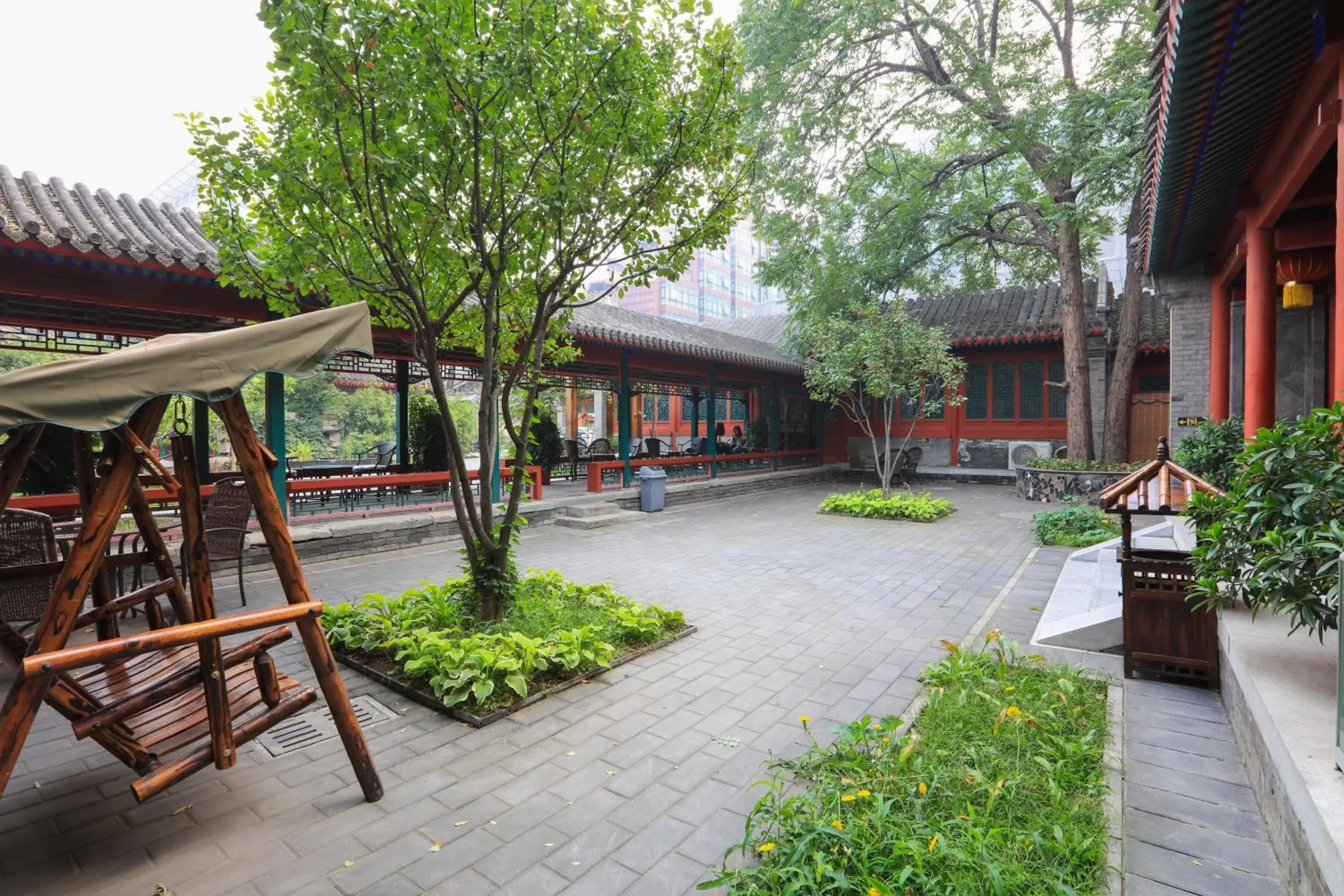 Garden, Patio/Outdoor Area in Beijing Jingyuan Courtyard Hotel