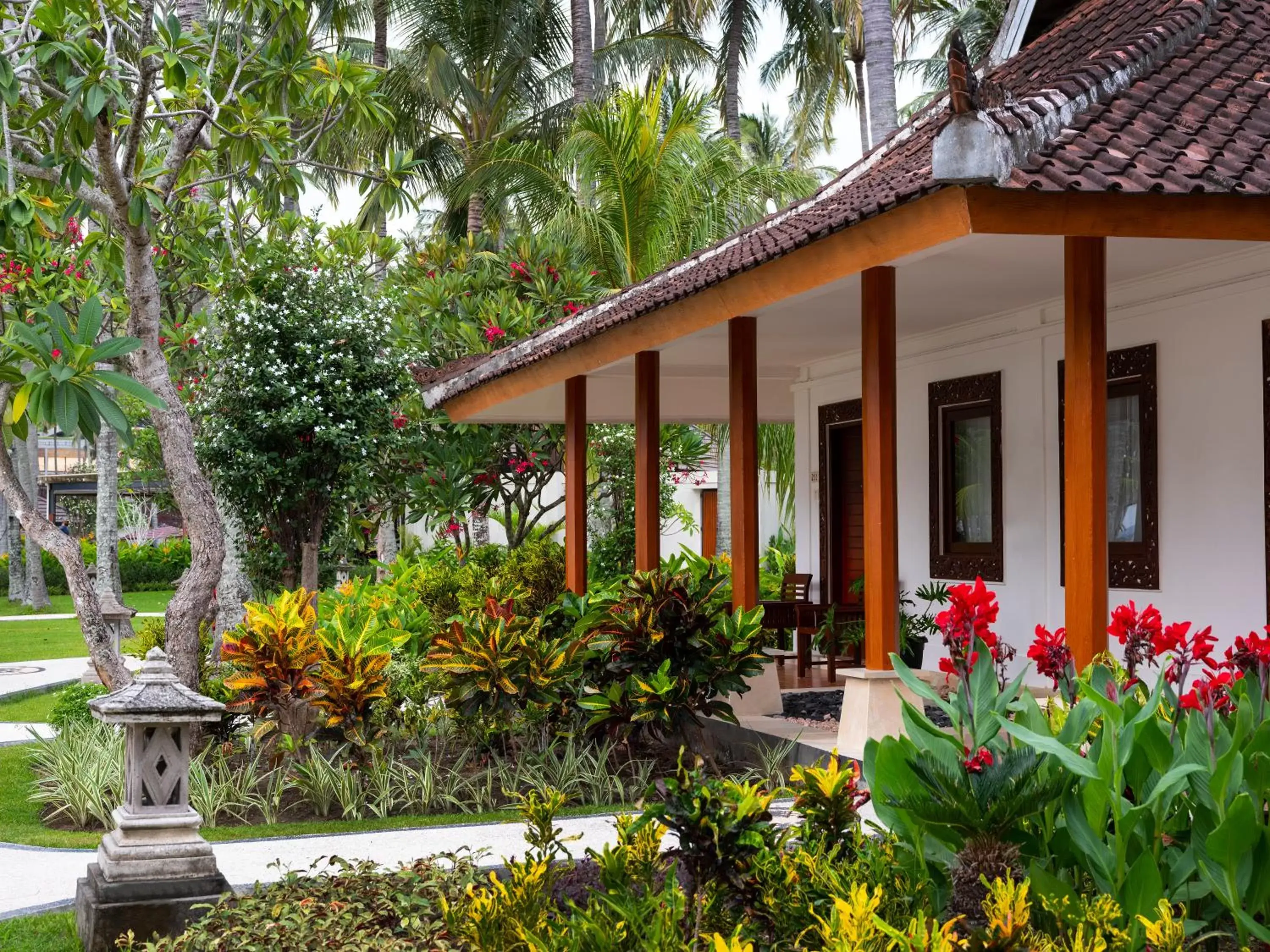 Garden, Property Building in Holiday Resort Lombok