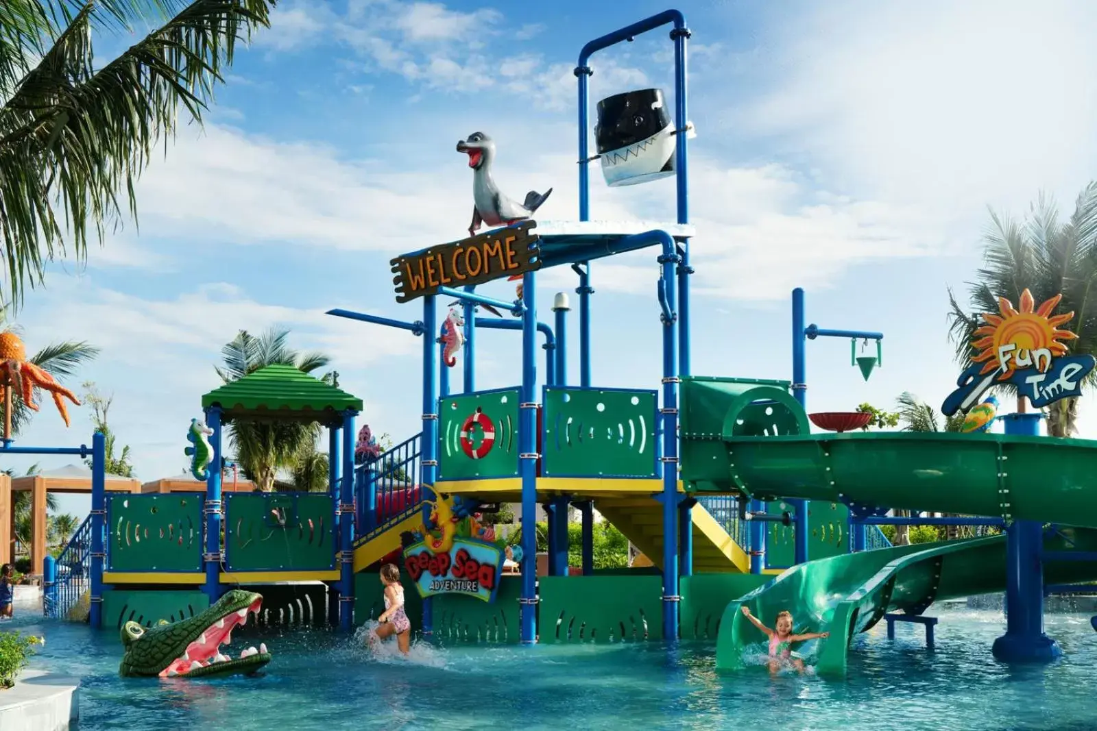 Children play ground, Water Park in Mövenpick Resort Cam Ranh