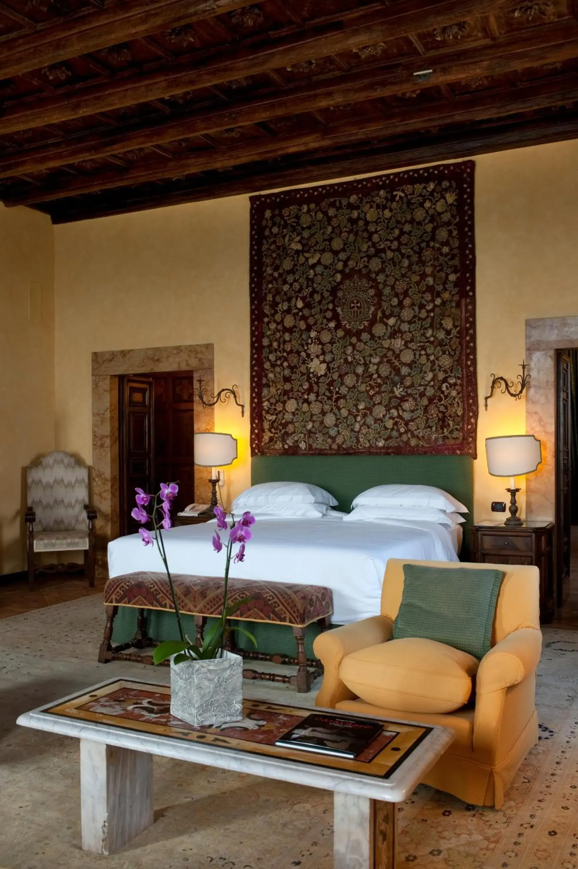 Photo of the whole room, Bed in La Posta Vecchia Hotel