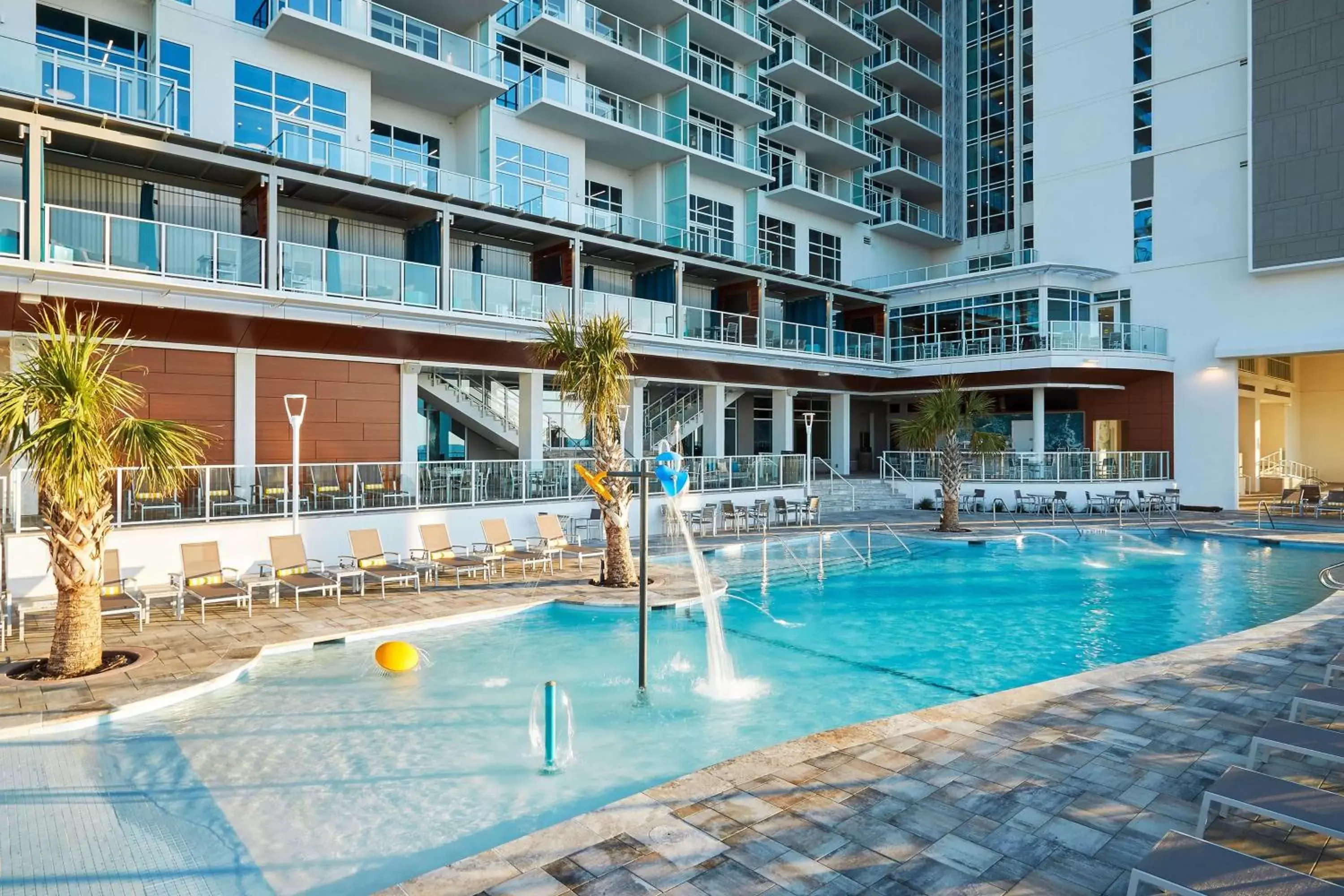 Pool view in Hilton Grand Vacations Club Ocean Enclave Myrtle Beach Pool view in Hilton Grand Vacations Club Ocean Enclave Myrtle Beach