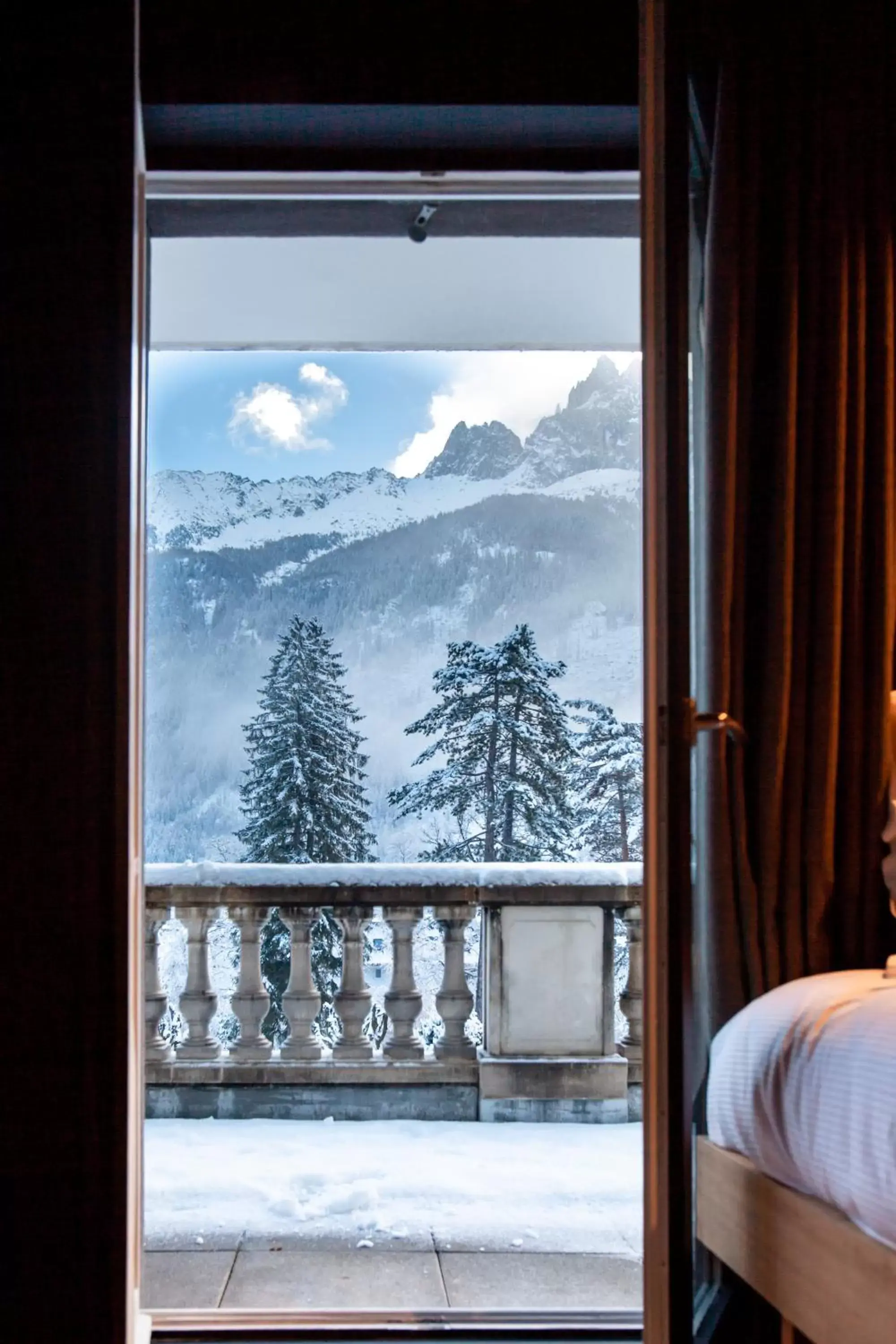 Mountain view, Winter in La Folie Douce Hotels Chamonix