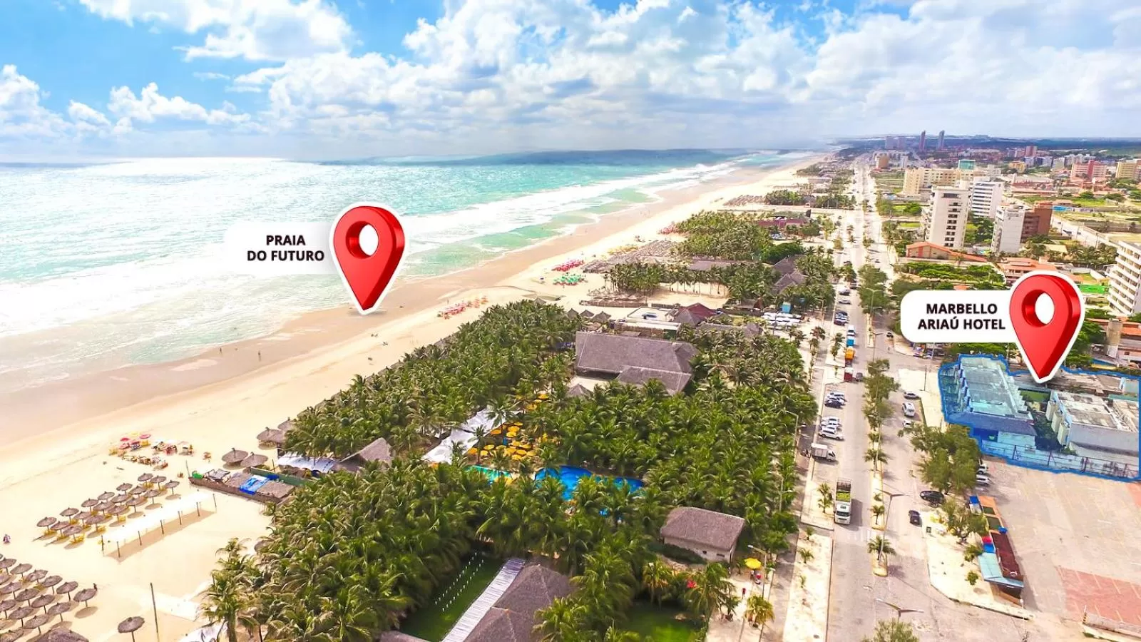 Bird's eye view in Marbello Ariau Hotel