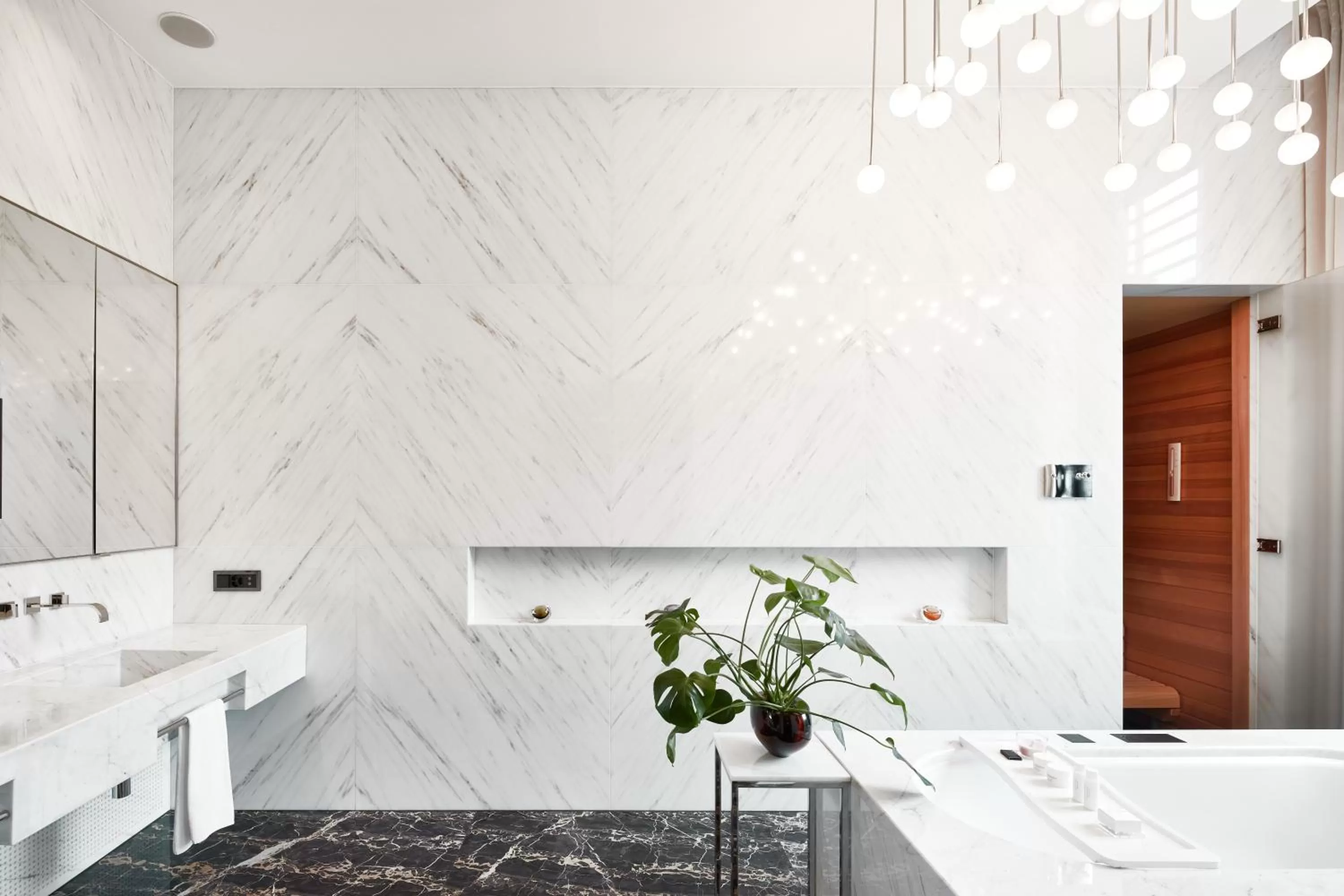 Sauna in The Dolder Grand - City and Spa Resort Zurich