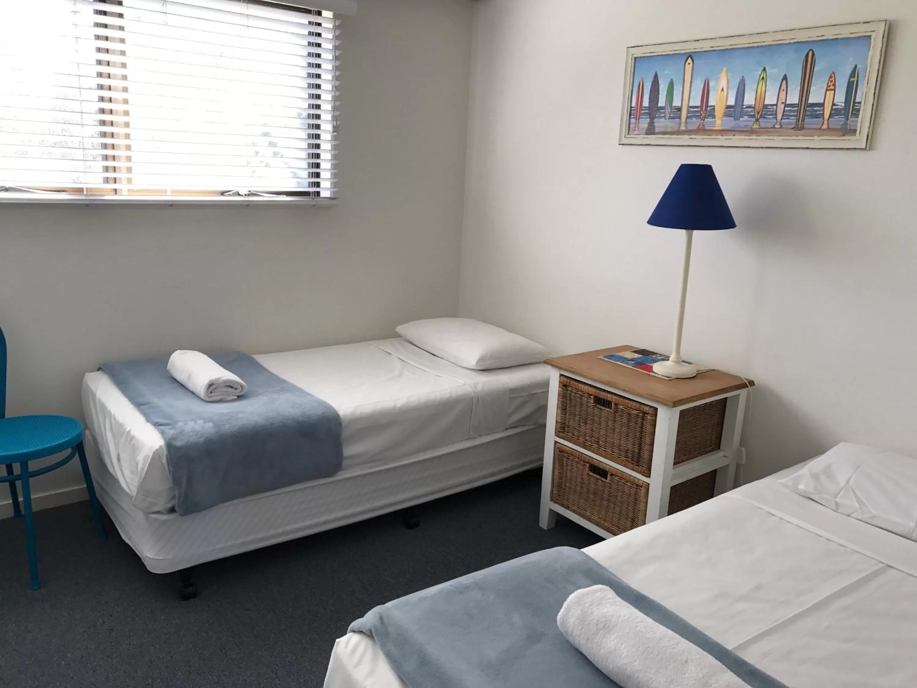 Bed in Glen Eden Beach Resort