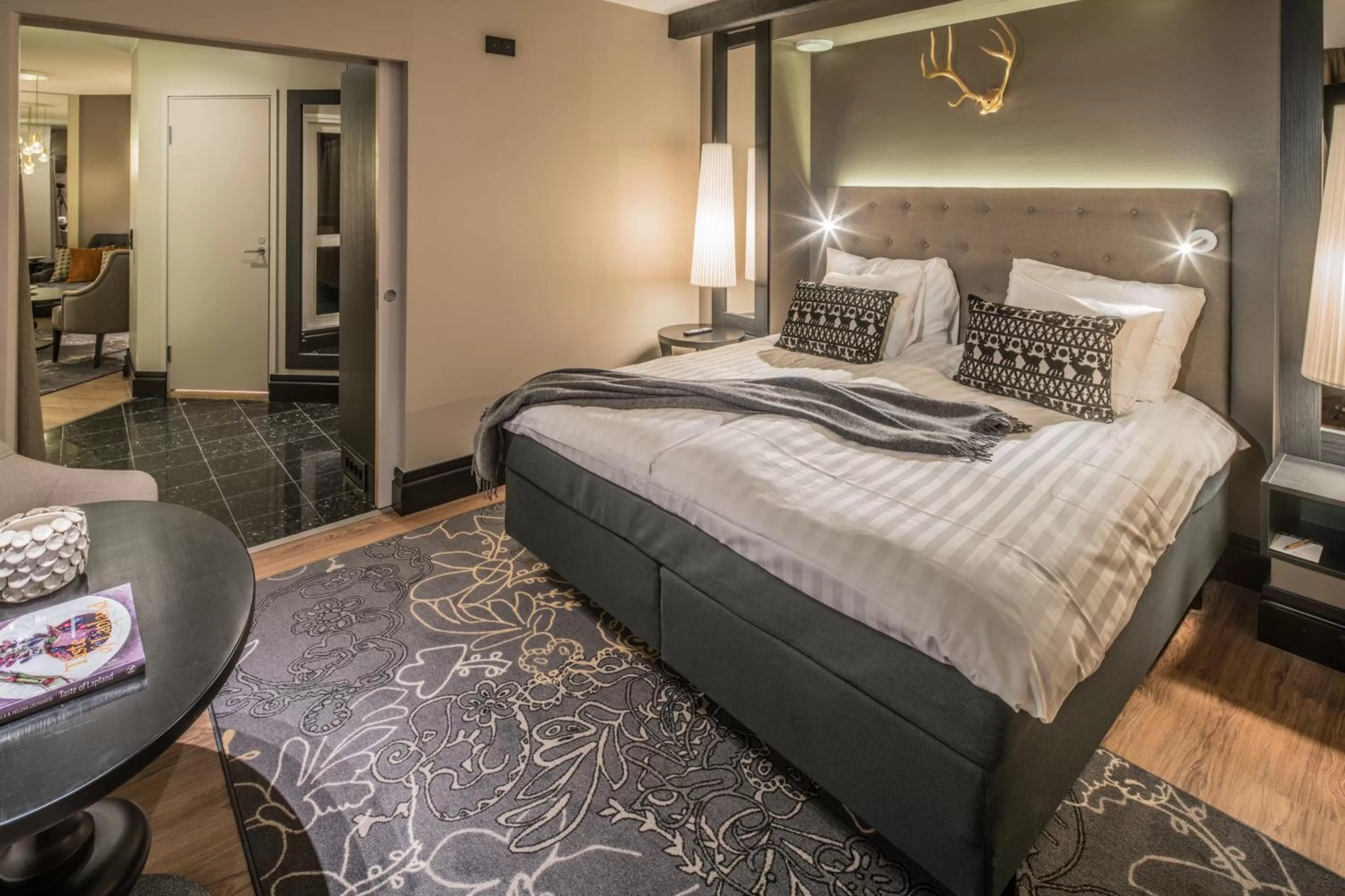 Photo of the whole room, Bed in Lapland Hotels Oulu