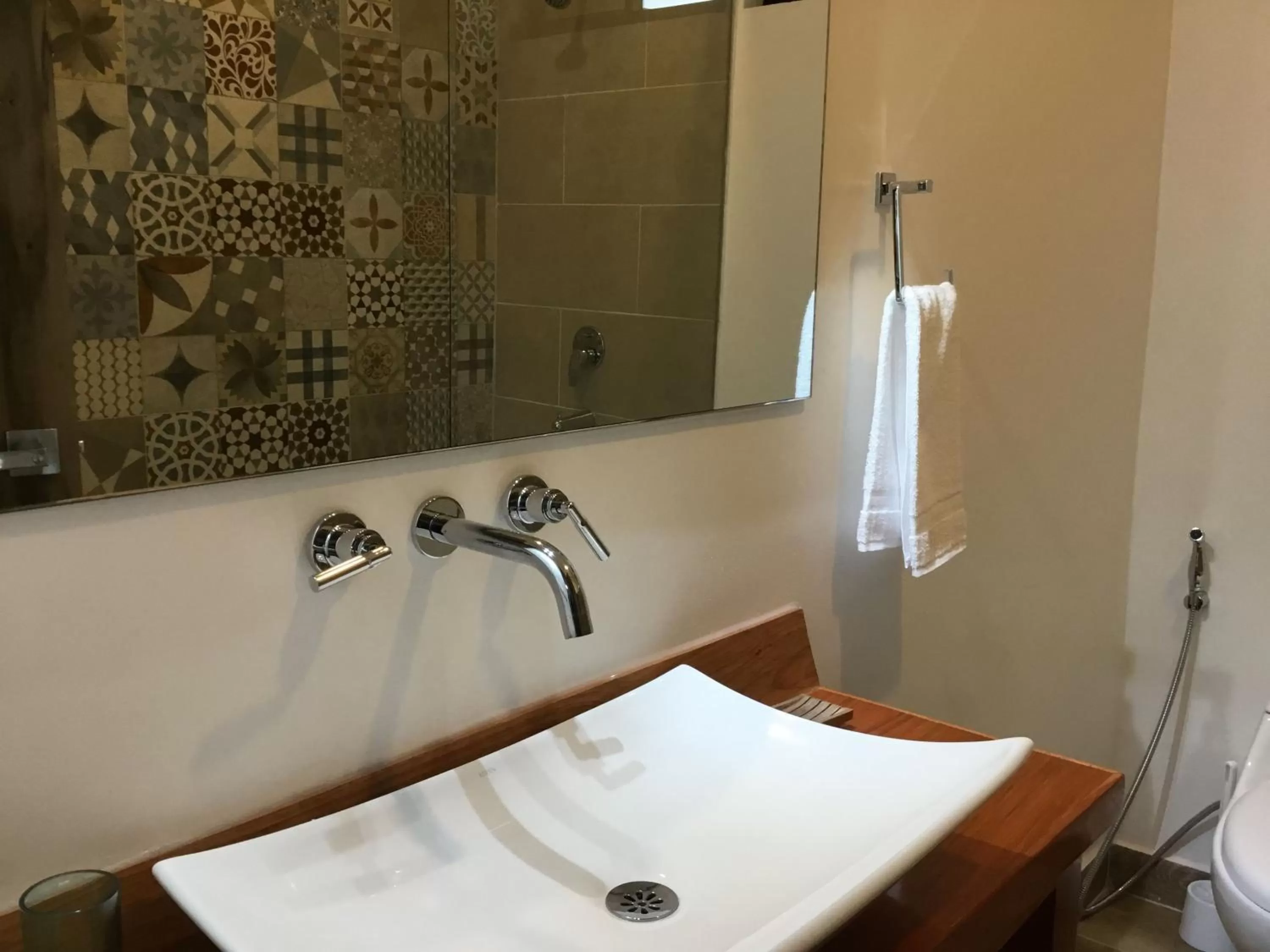 Bathroom in Hotel La Caracola