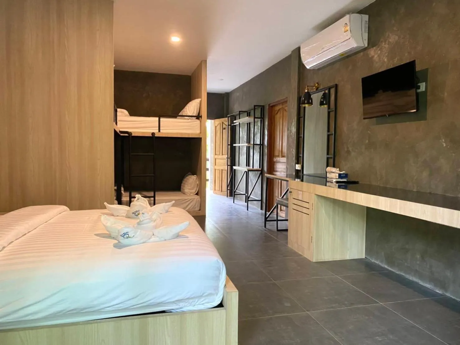 Bed in Blues River Resort