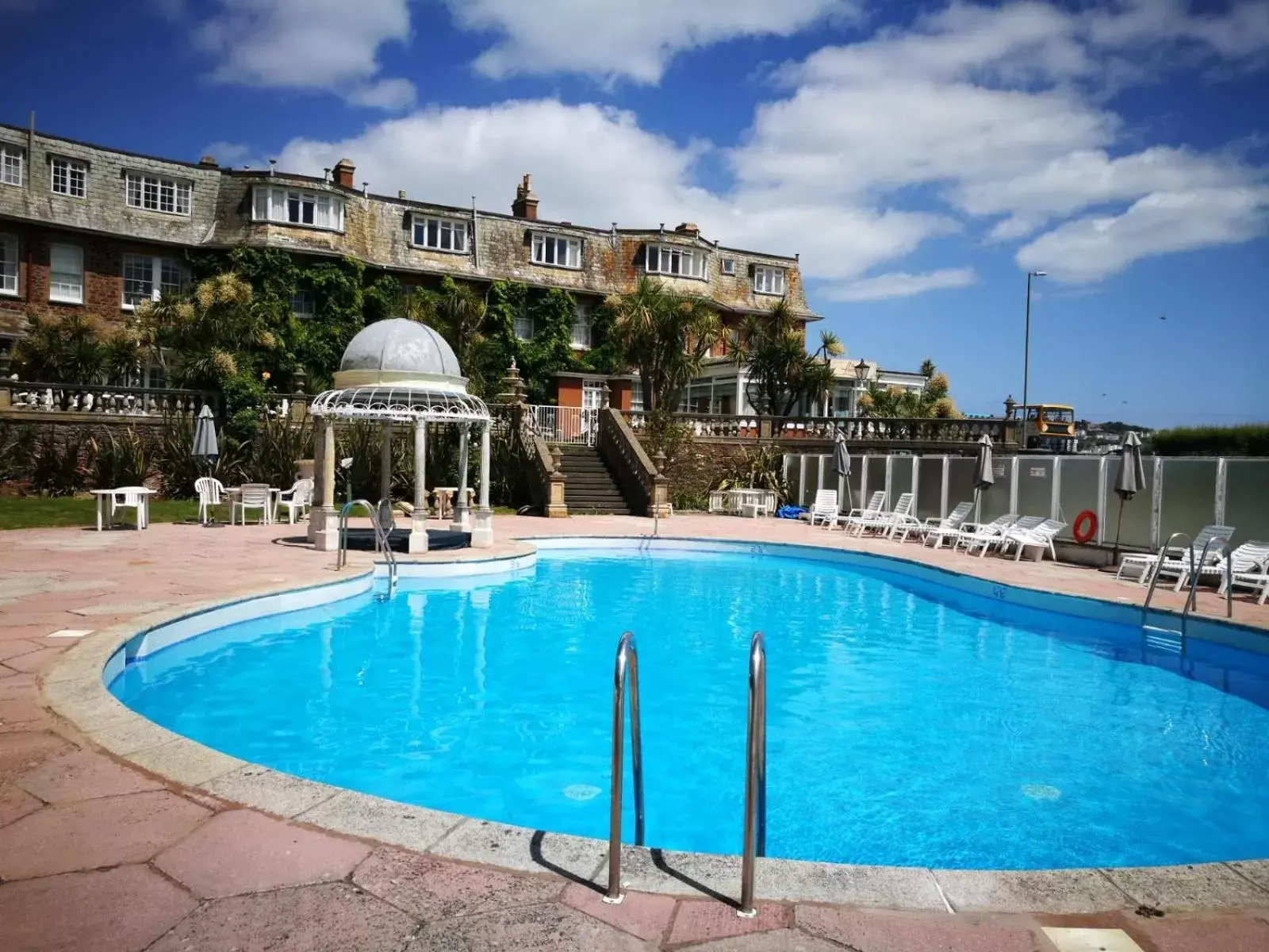 Swimming pool in Livermead House Hotel