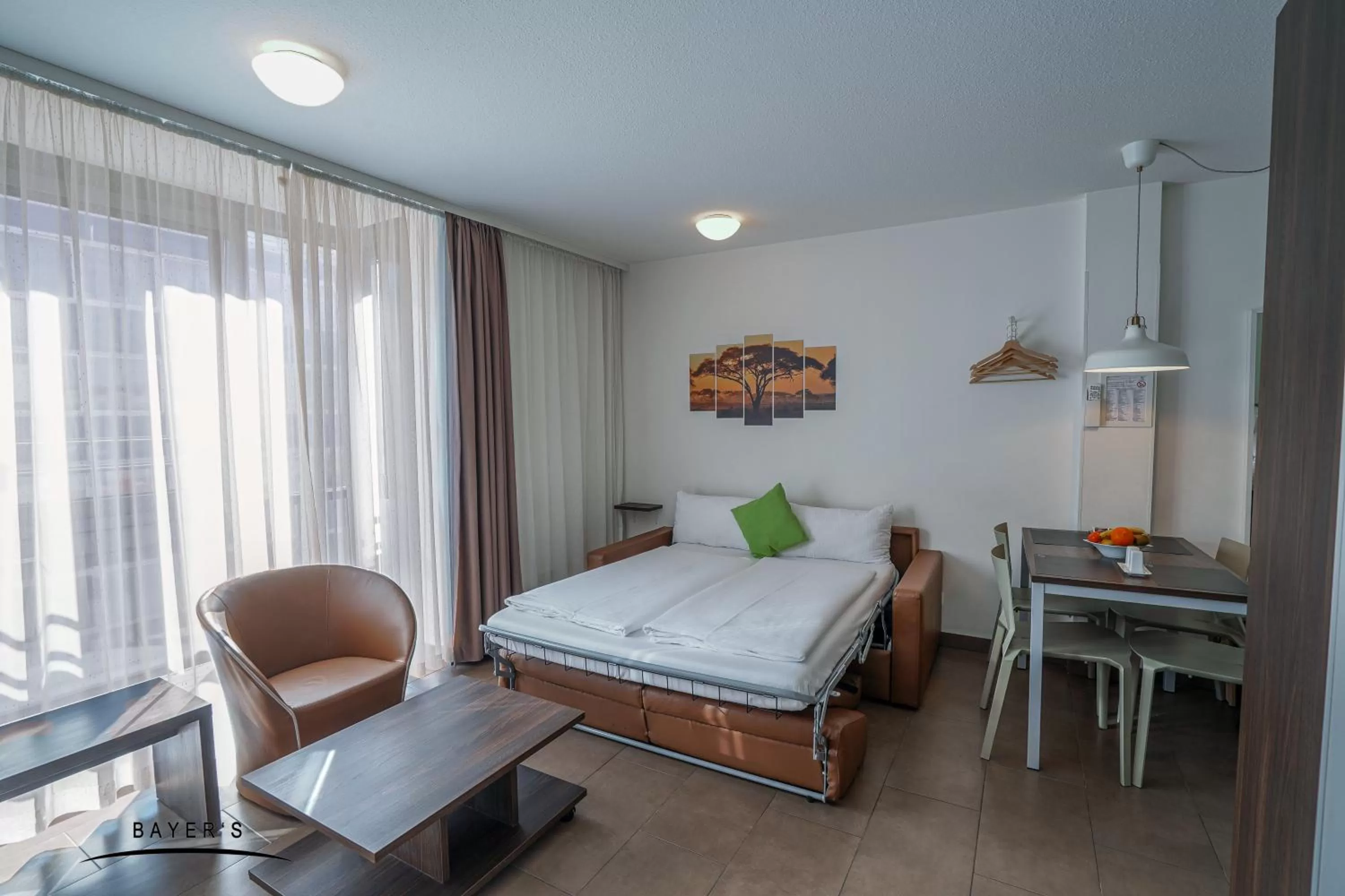 Bedroom, Bed in Bayer's Boardinghouse und Hotel