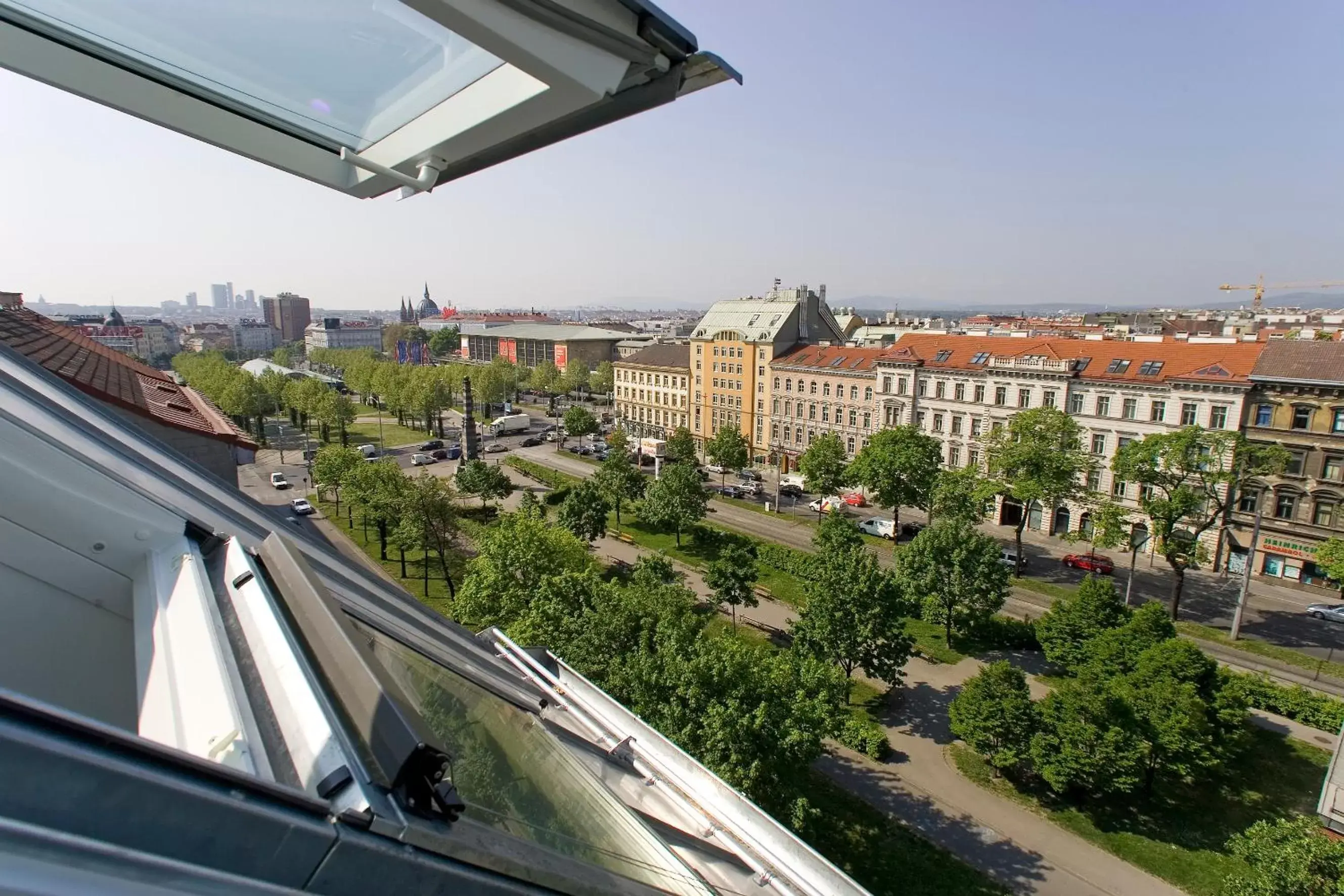 City view in Flemings Hotel Wien-Stadthalle former Flemings Conference Wien