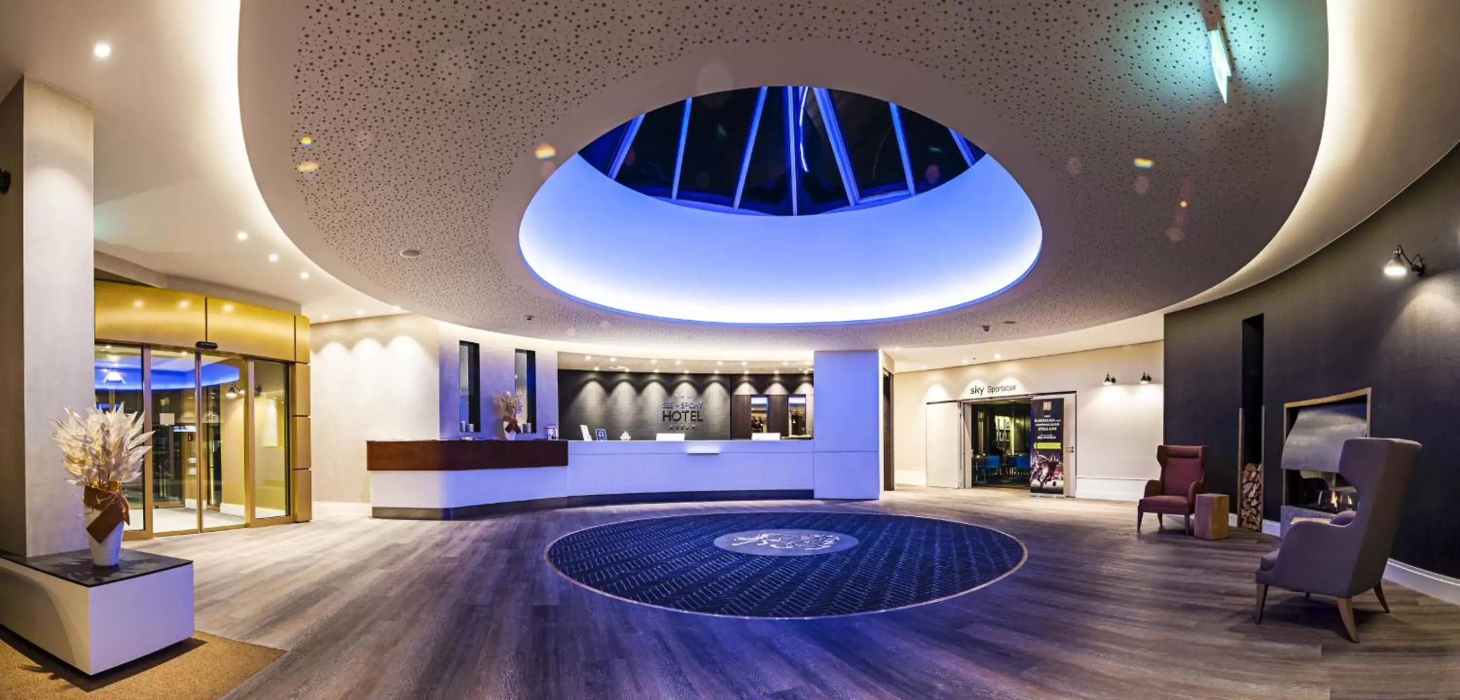 Lobby or reception in See + Sporthotel Ankum