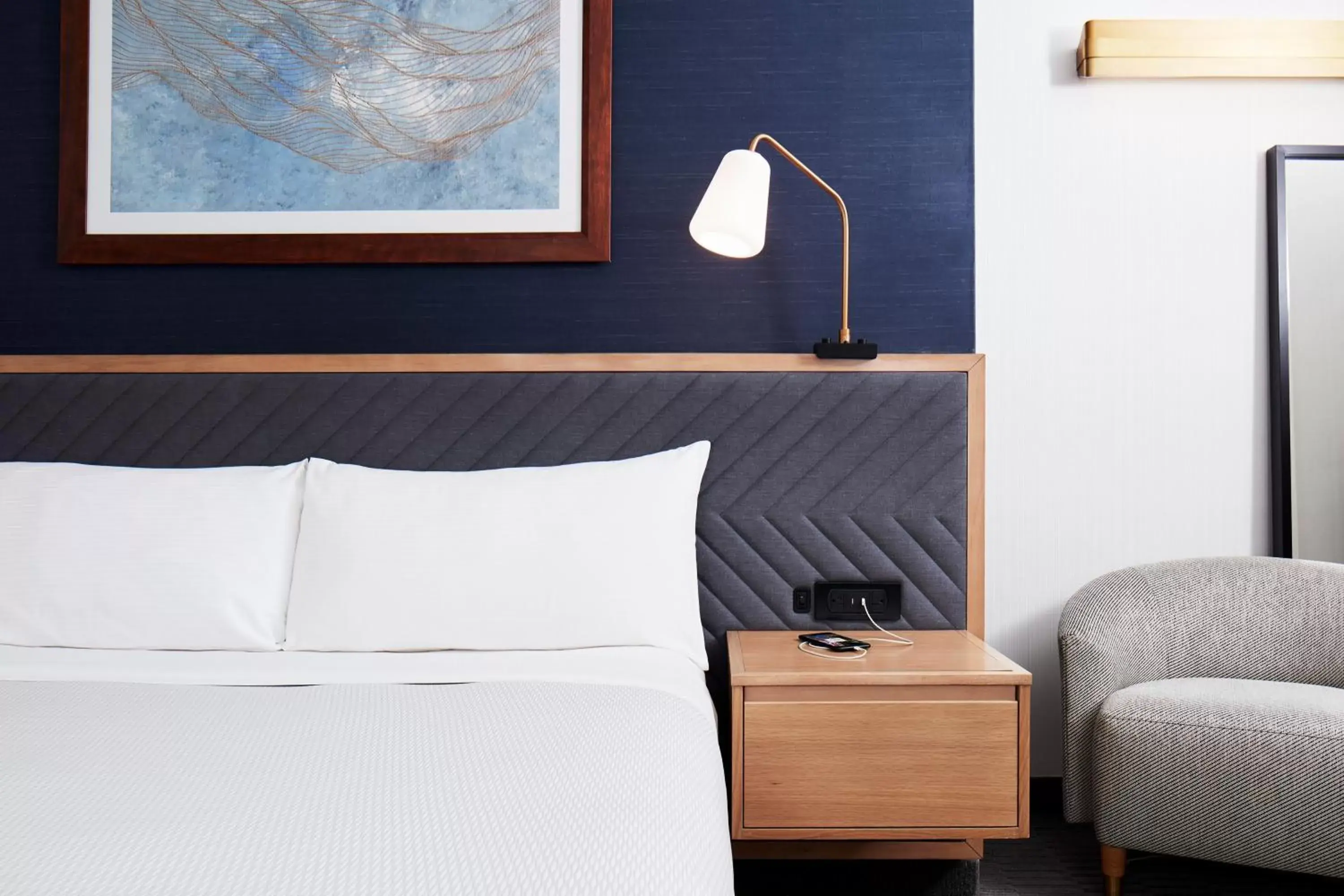Bedroom, Bed in Club Quarters Hotel Times Square, New York Bedroom, Bed in Club Quarters Hotel Times Square, New York