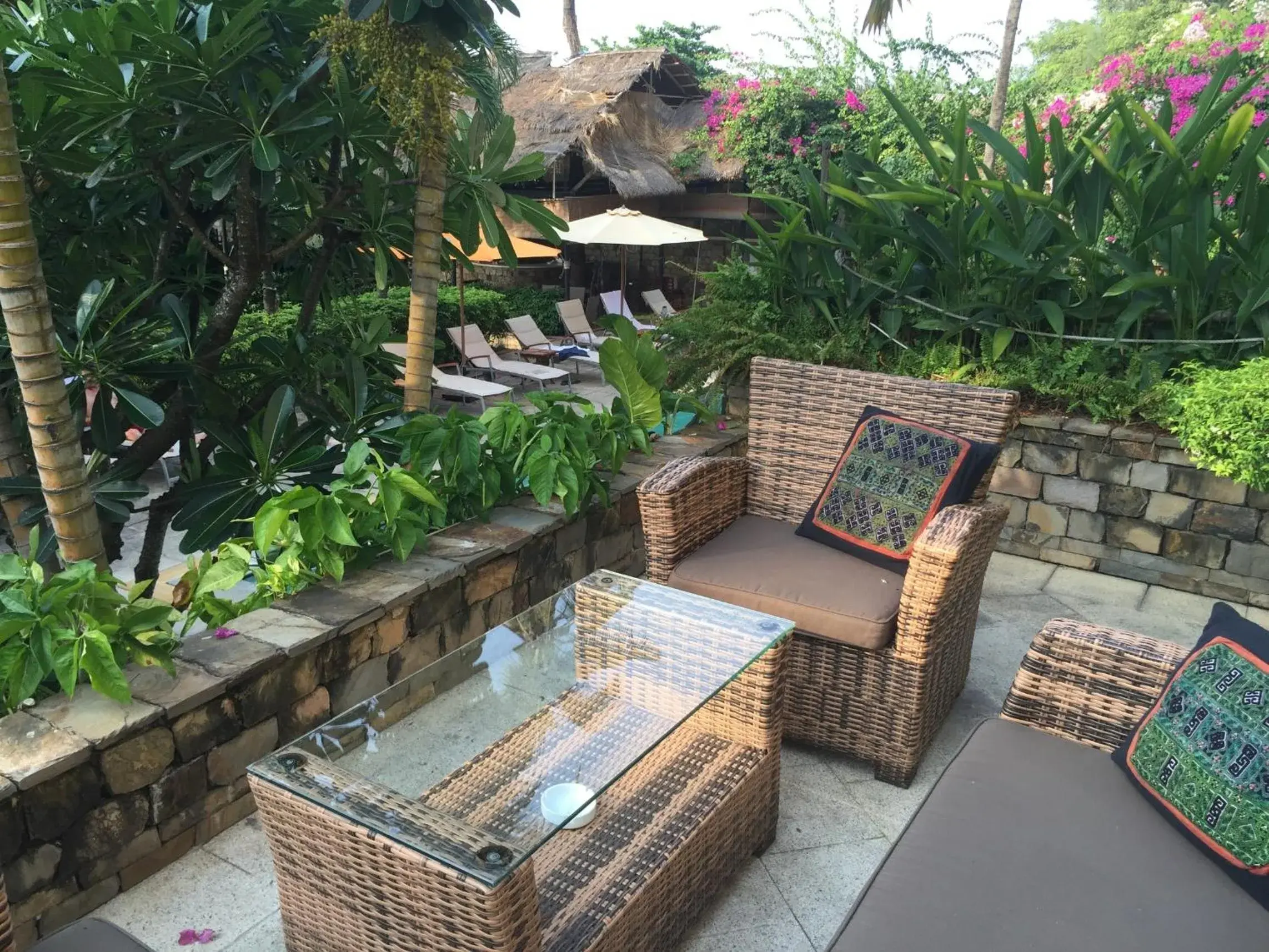 Patio in Saigon Domaine Luxury Residences