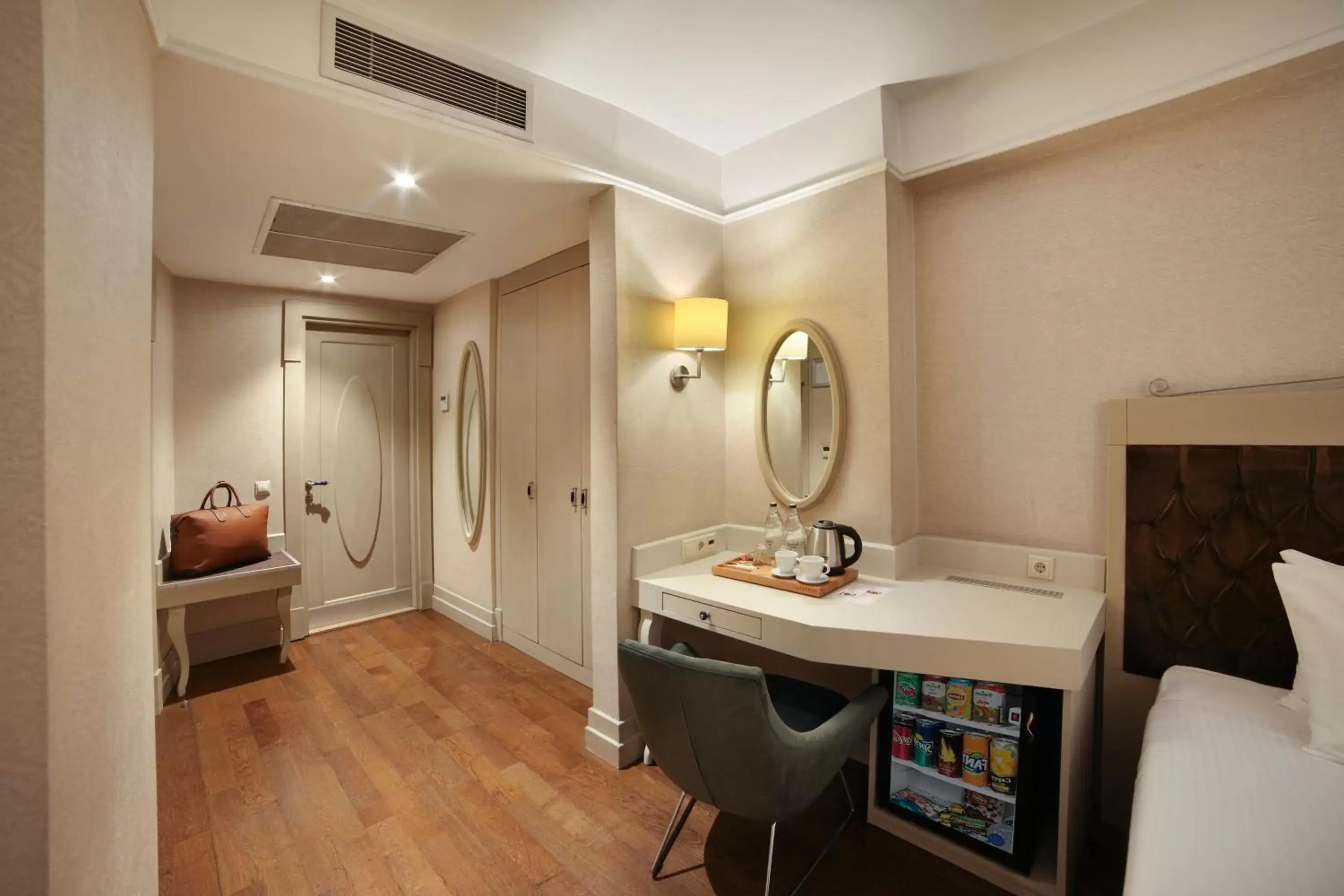 Living room, Bathroom in Faros Hotel Old City - Special Category