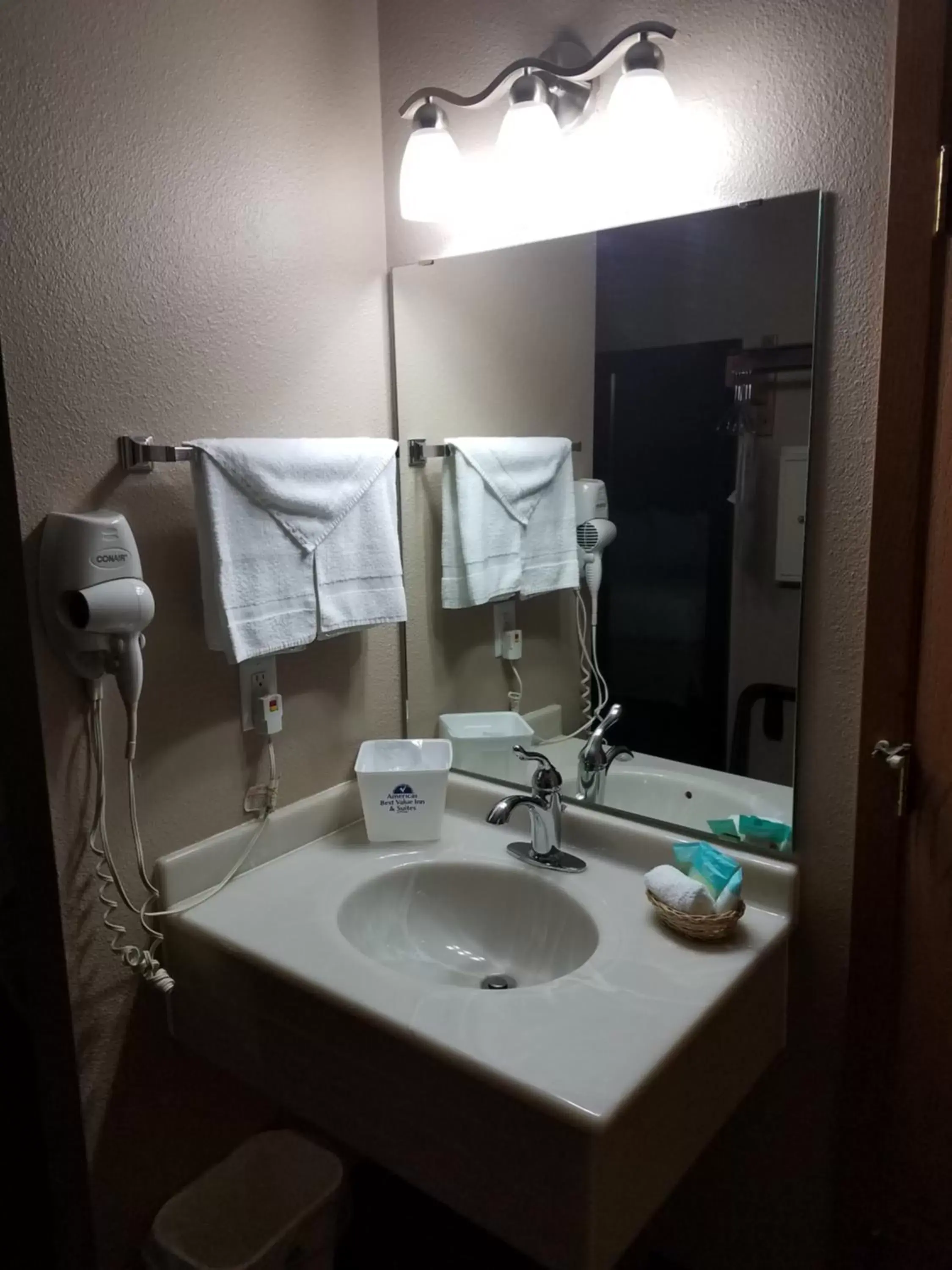 Bathroom in Americas Best Value Inn and Suites Bismarck