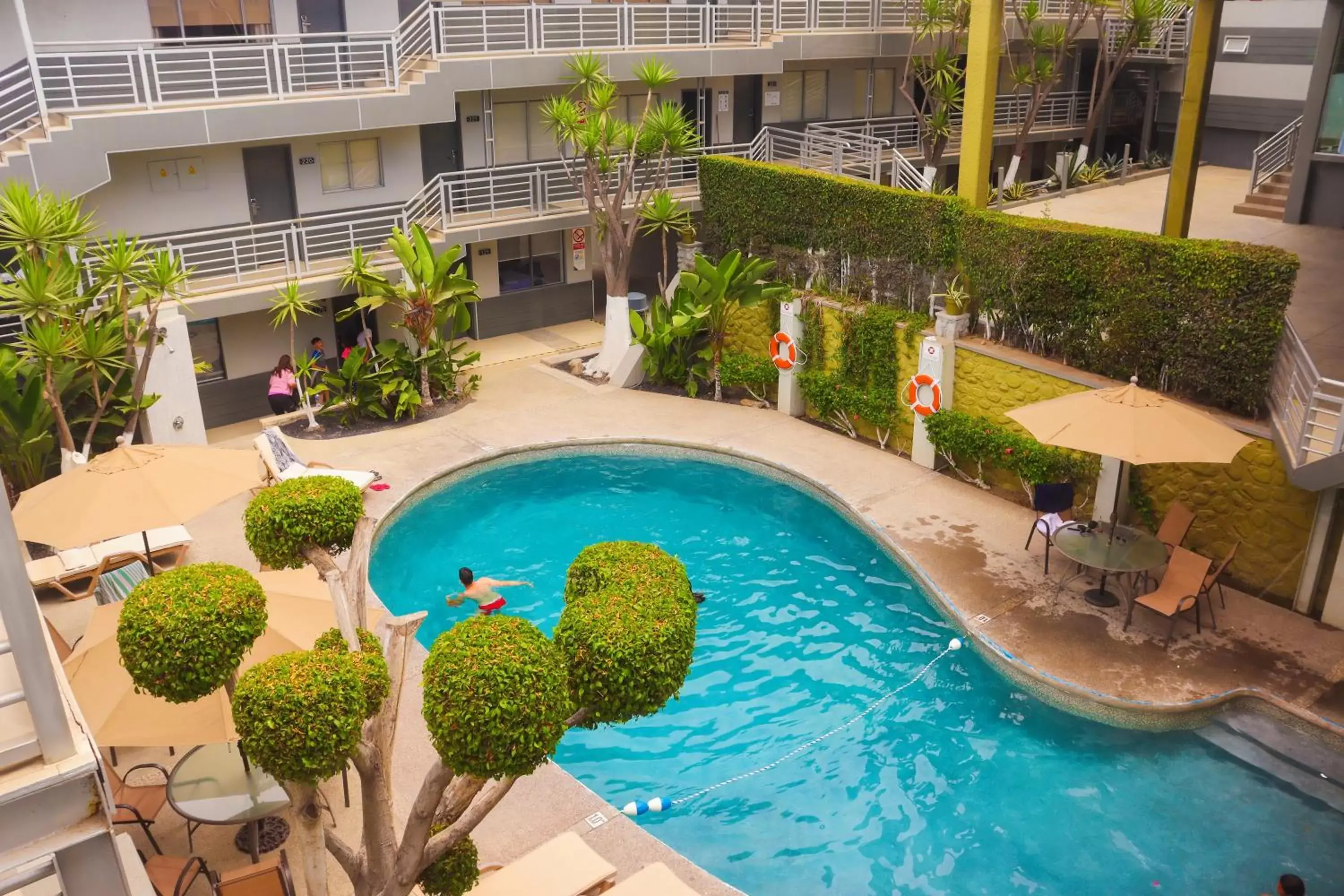 Swimming pool, Pool View in Baja Inn Hoteles La Mesa