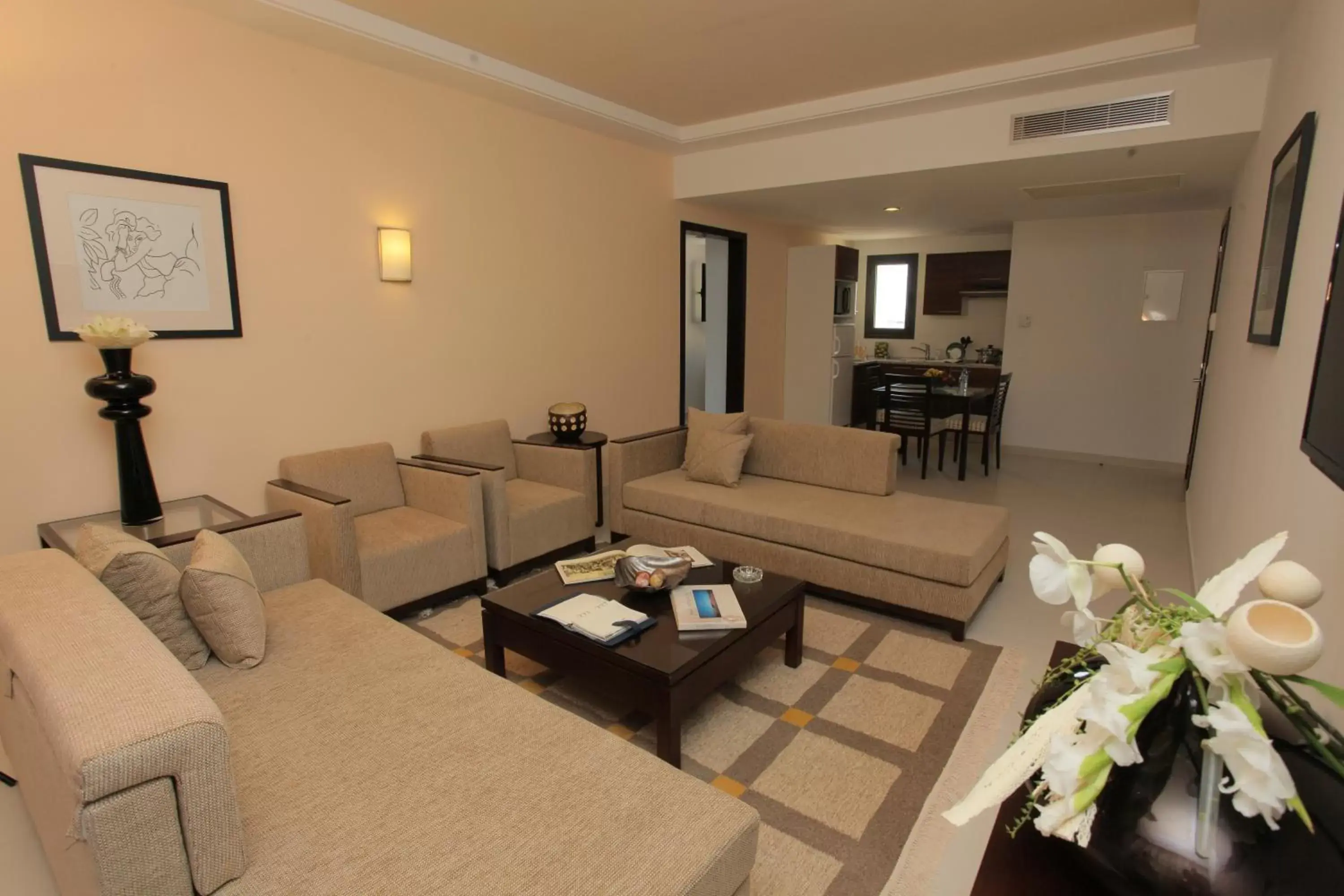 Living room, Seating Area in Le Corail Suites Hotel
