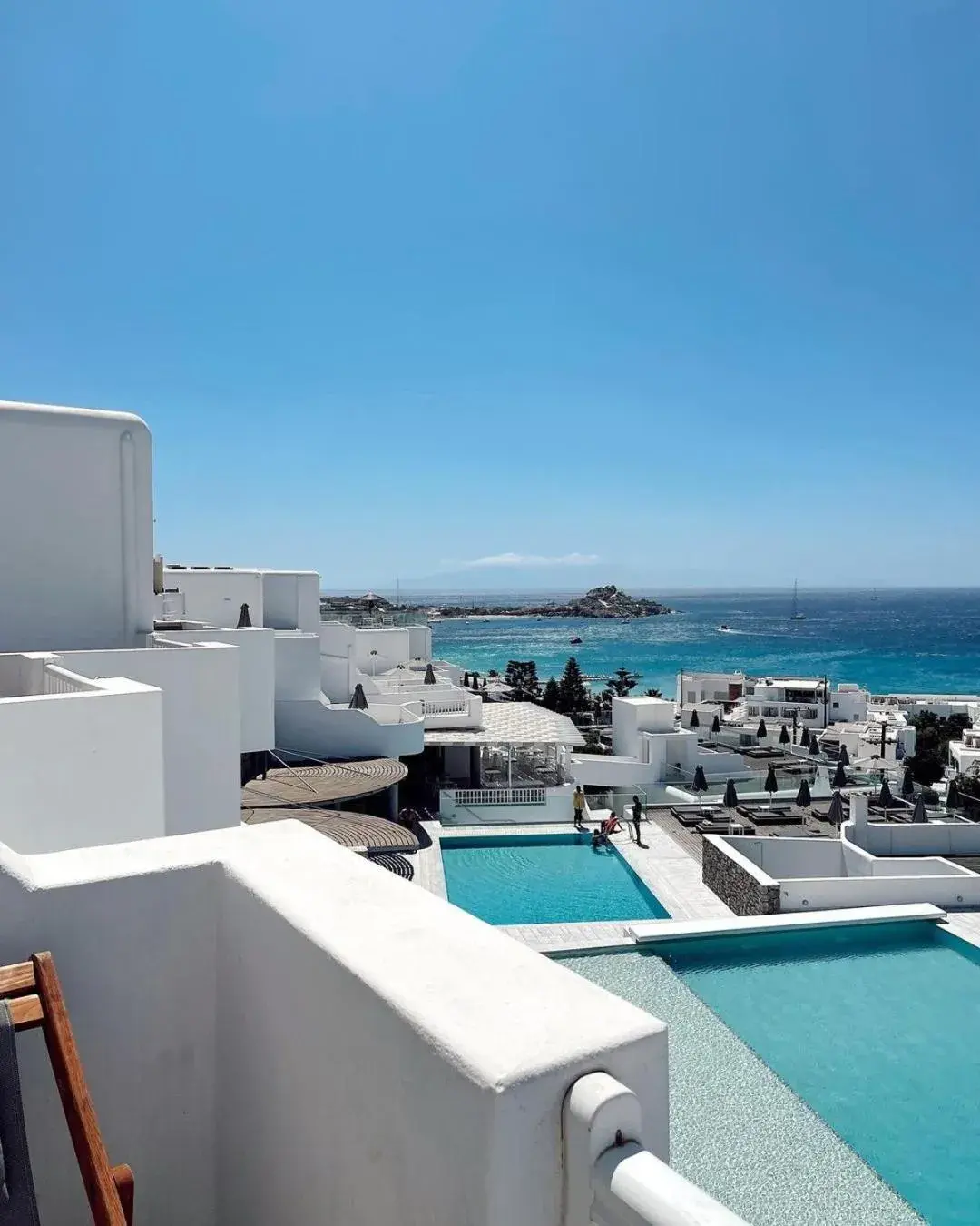 Swimming Pool in The George Hotel Mykonos