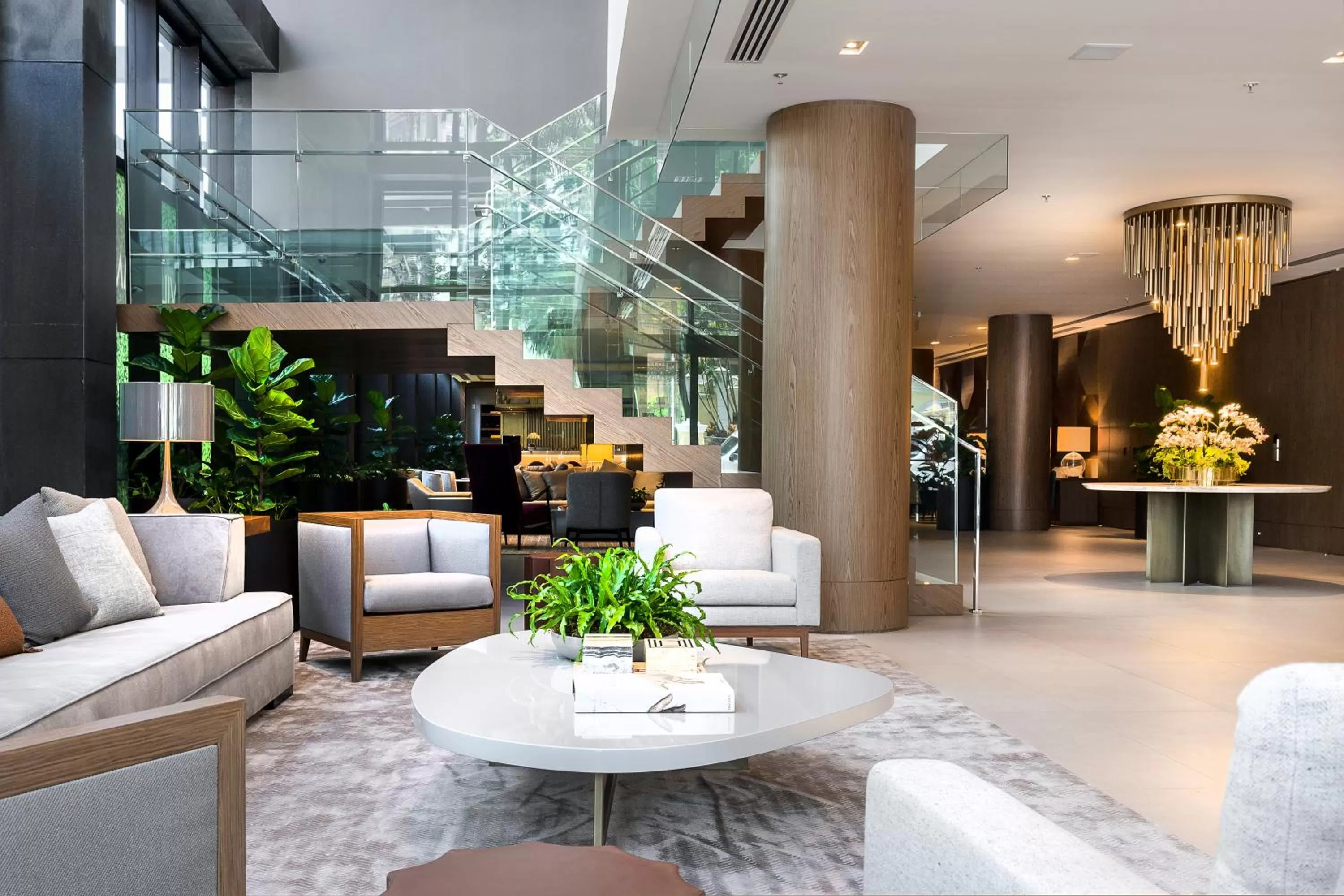 Lobby or reception in LK Design Hotel Florianópolis