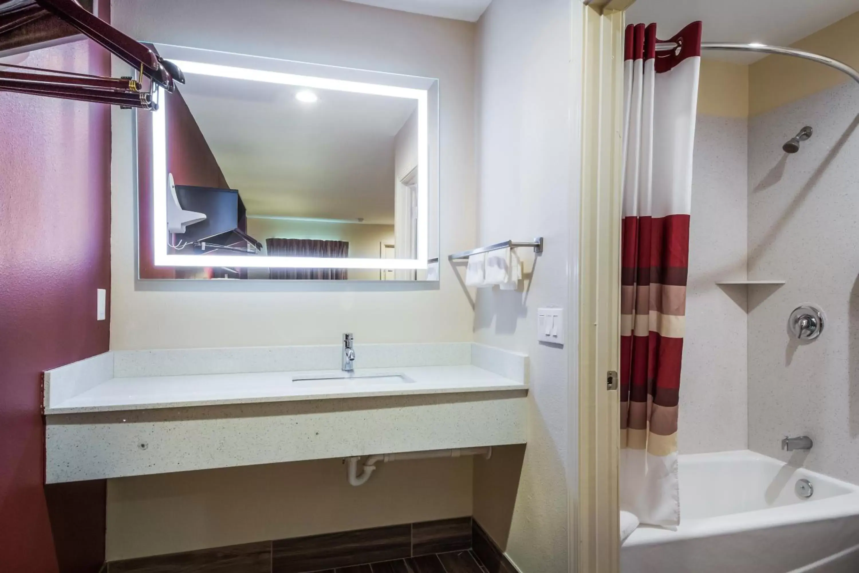 Bathroom in Ocean's Edge Hotel, Port Aransas,TX