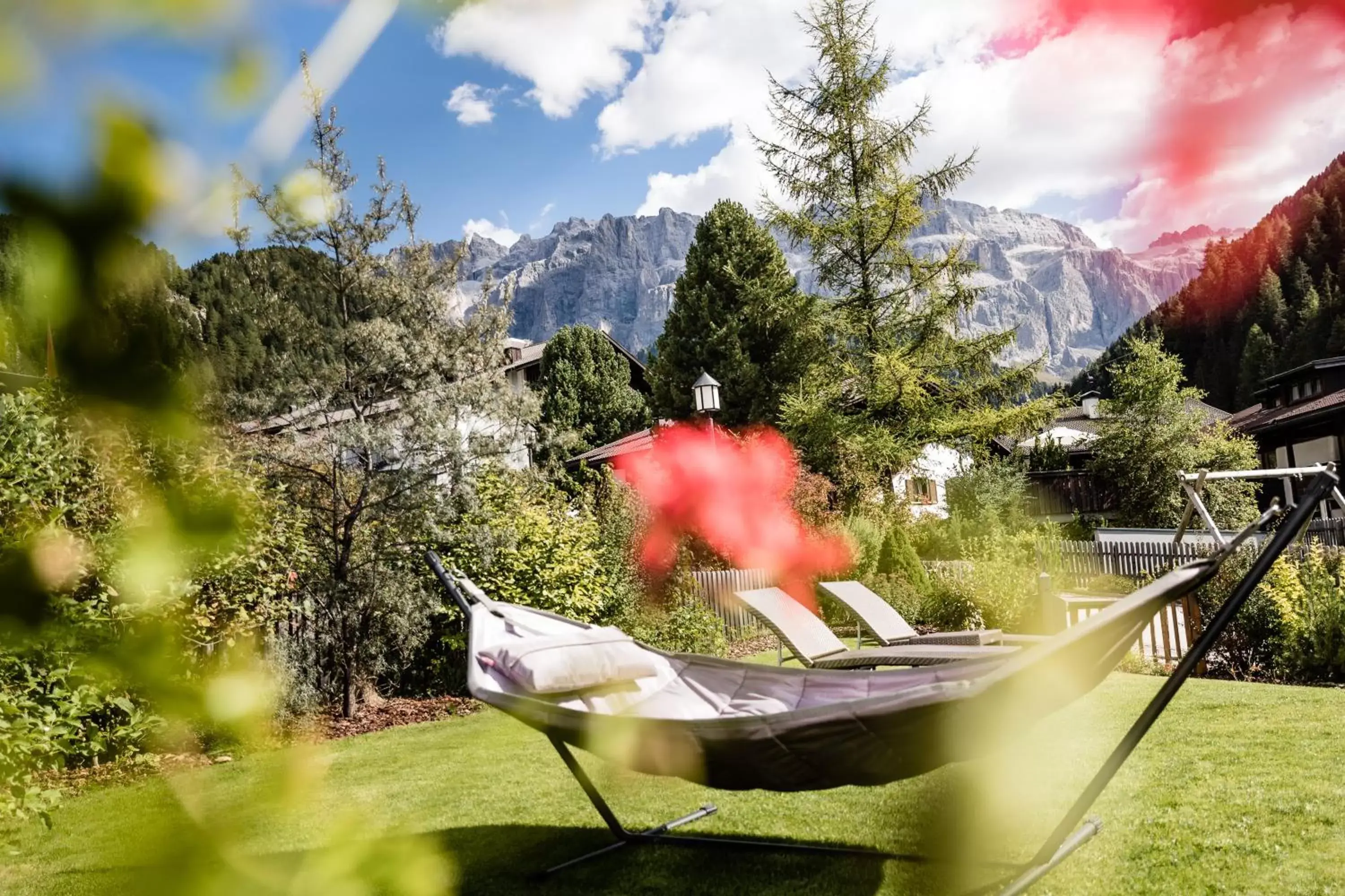 Garden in Boutique Hotel Nives - Luxury & Design in the Dolomites