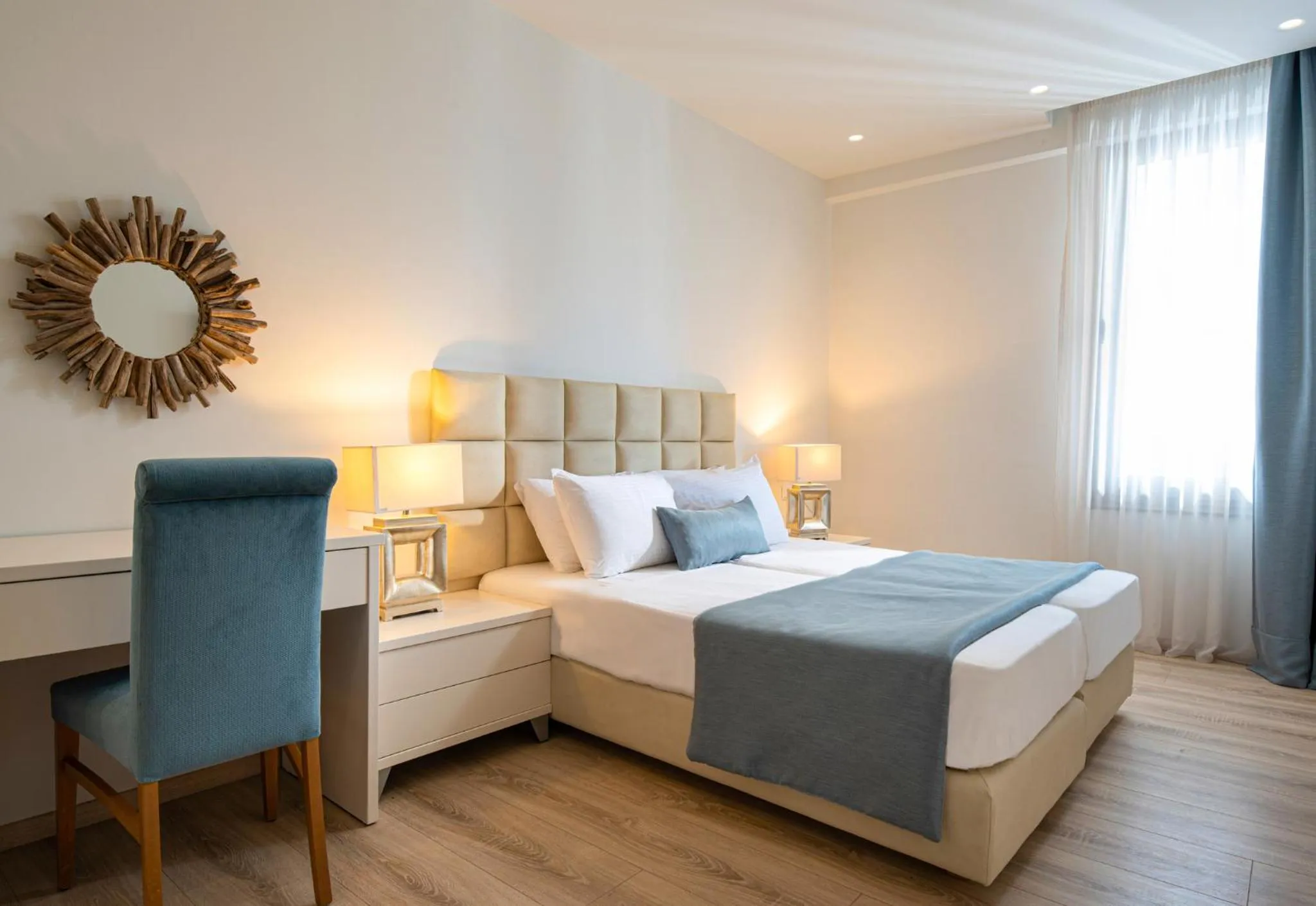 Bed in Flegra Palace