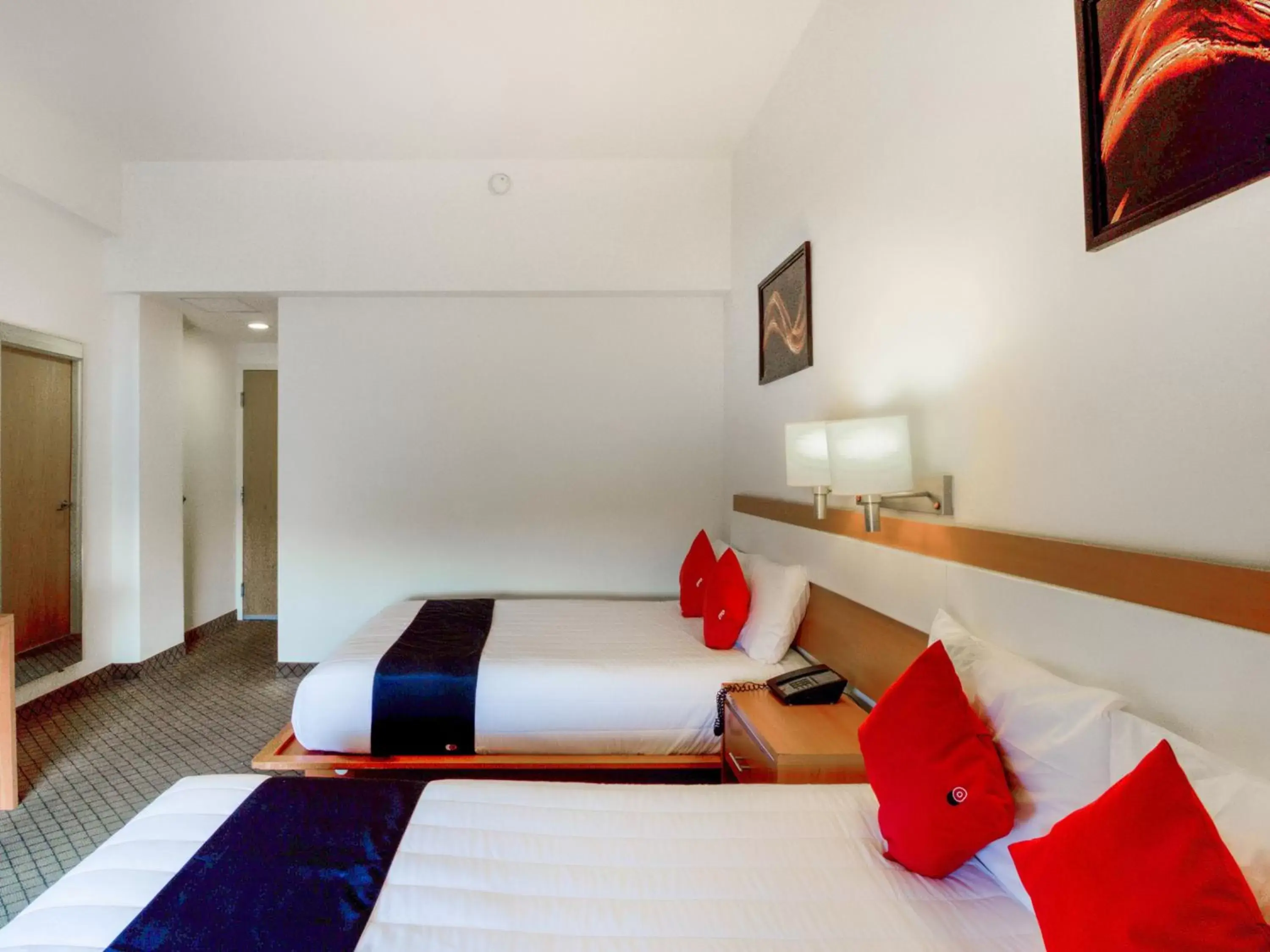 Bedroom, Bed in Capital O Hotel Herederos, Piedras Negras