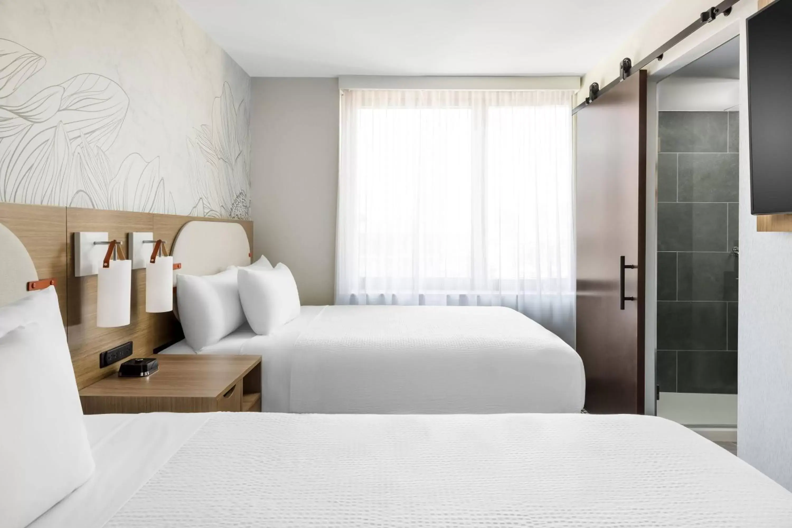 Bedroom, Bed in SpringHill Suites by Marriott New York Manhattan Chelsea