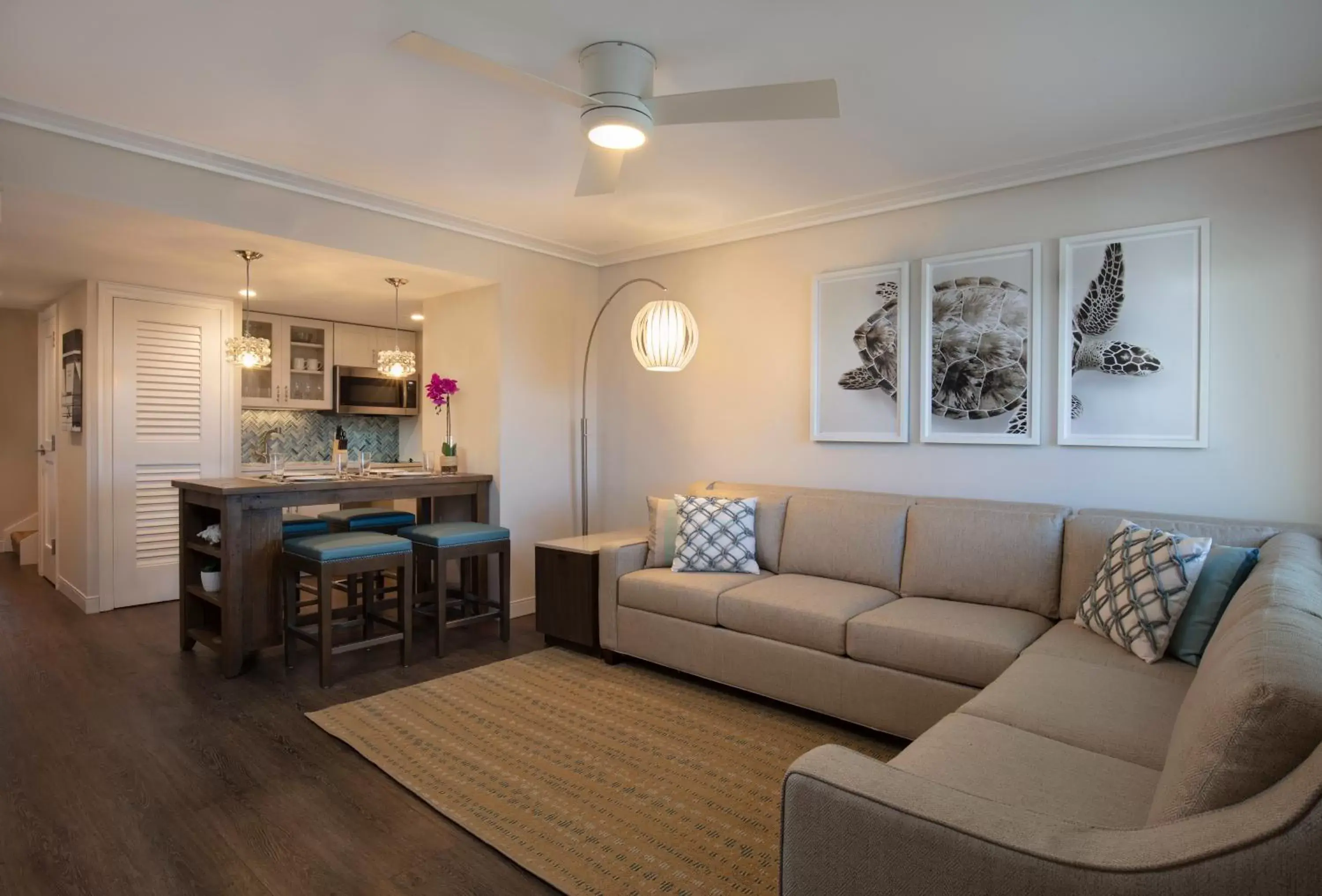 Living room in The Laureate Key West Living room in The Laureate Key West