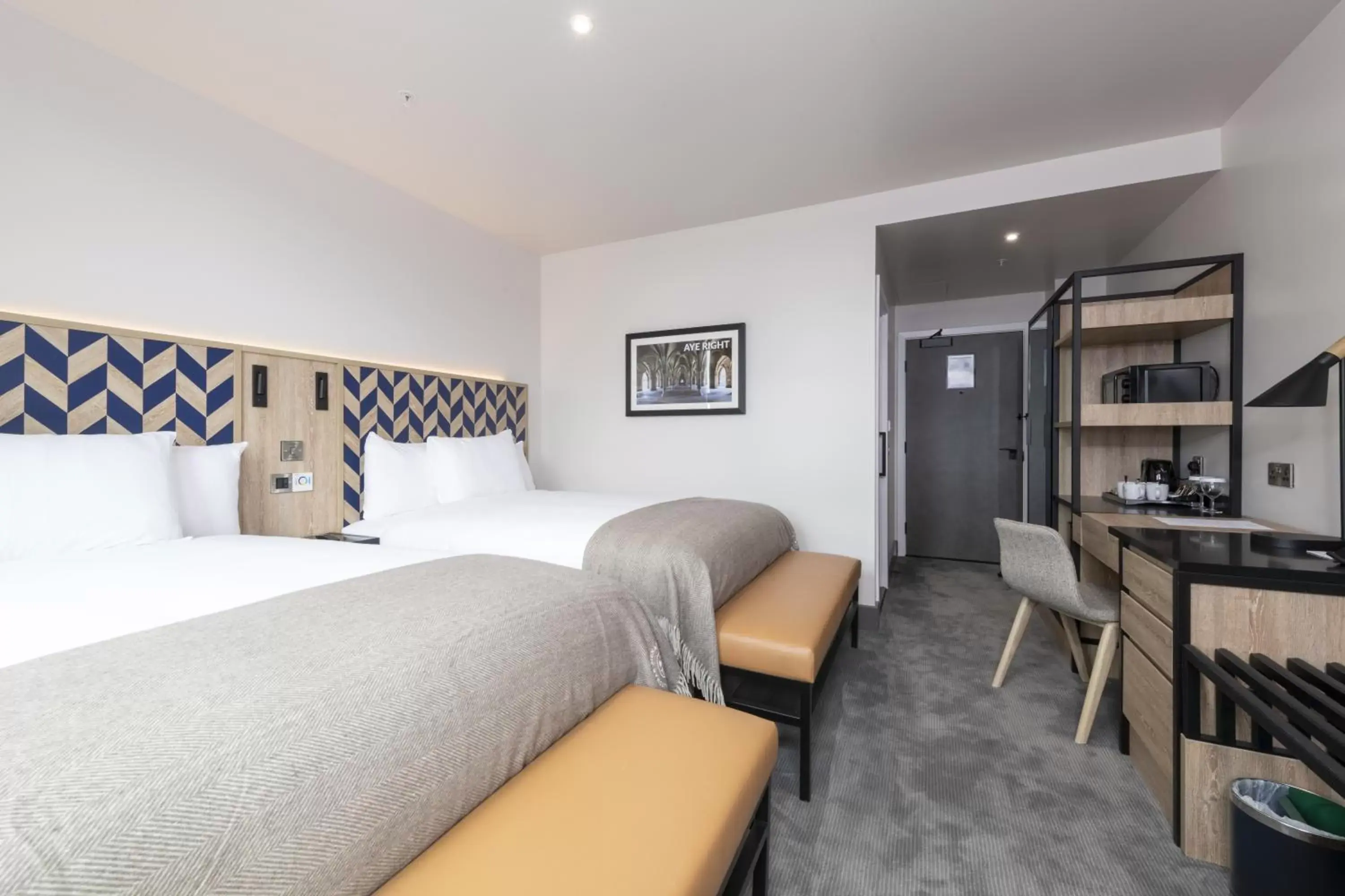 Bedroom, Bed in Sandman Signature Glasgow Hotel Bedroom, Bed in Sandman Signature Glasgow Hotel