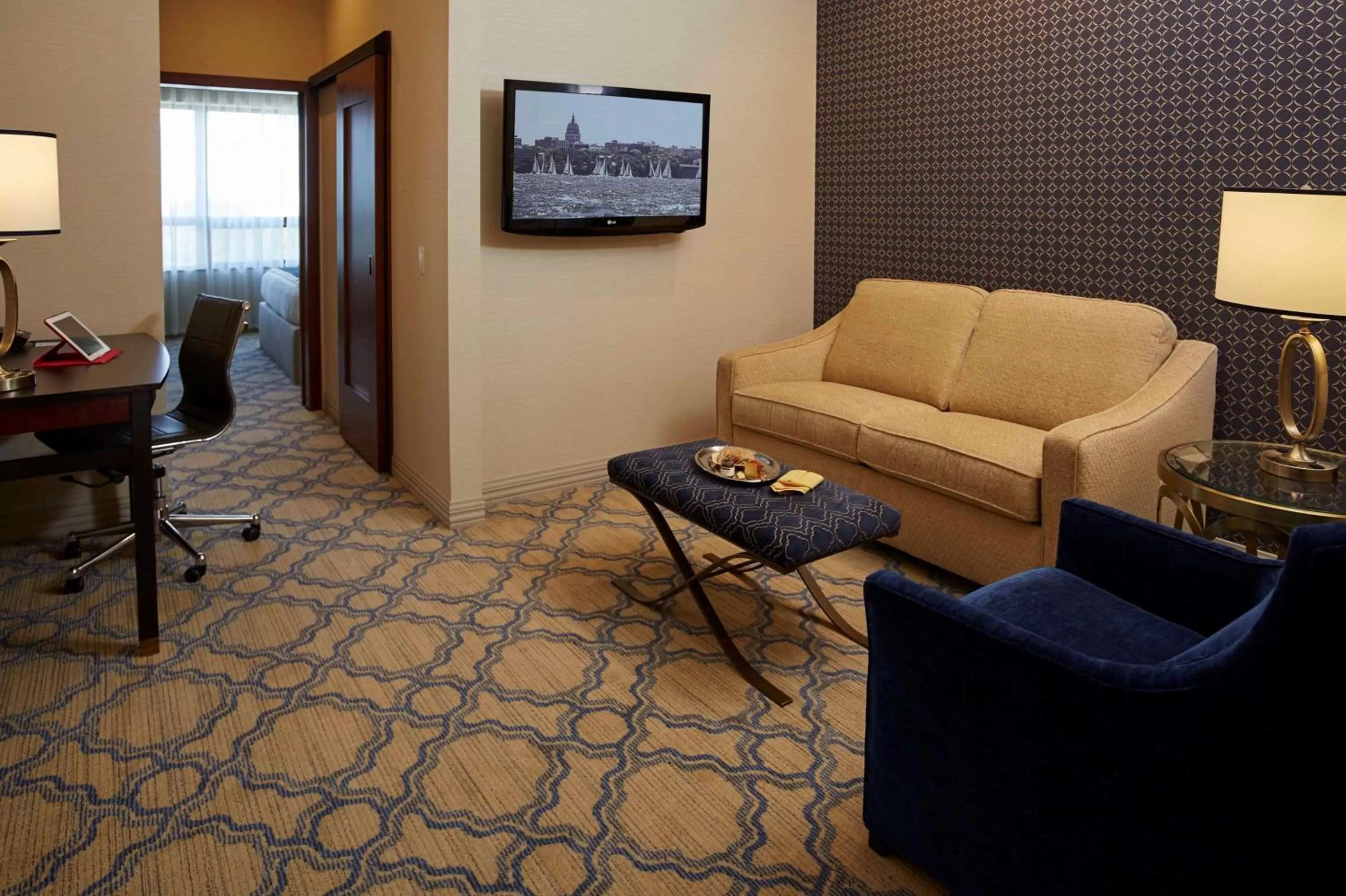 Living room in Best Western Premier Park Hotel