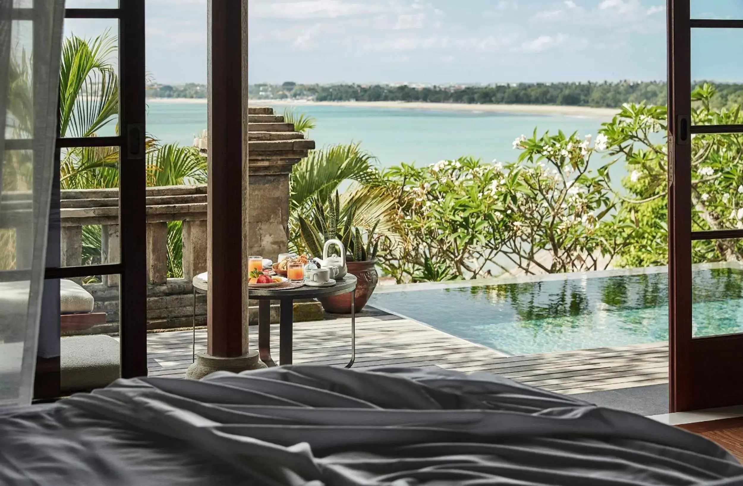 Bed, View in Four Seasons Resort Bali at Jimbaran Bay