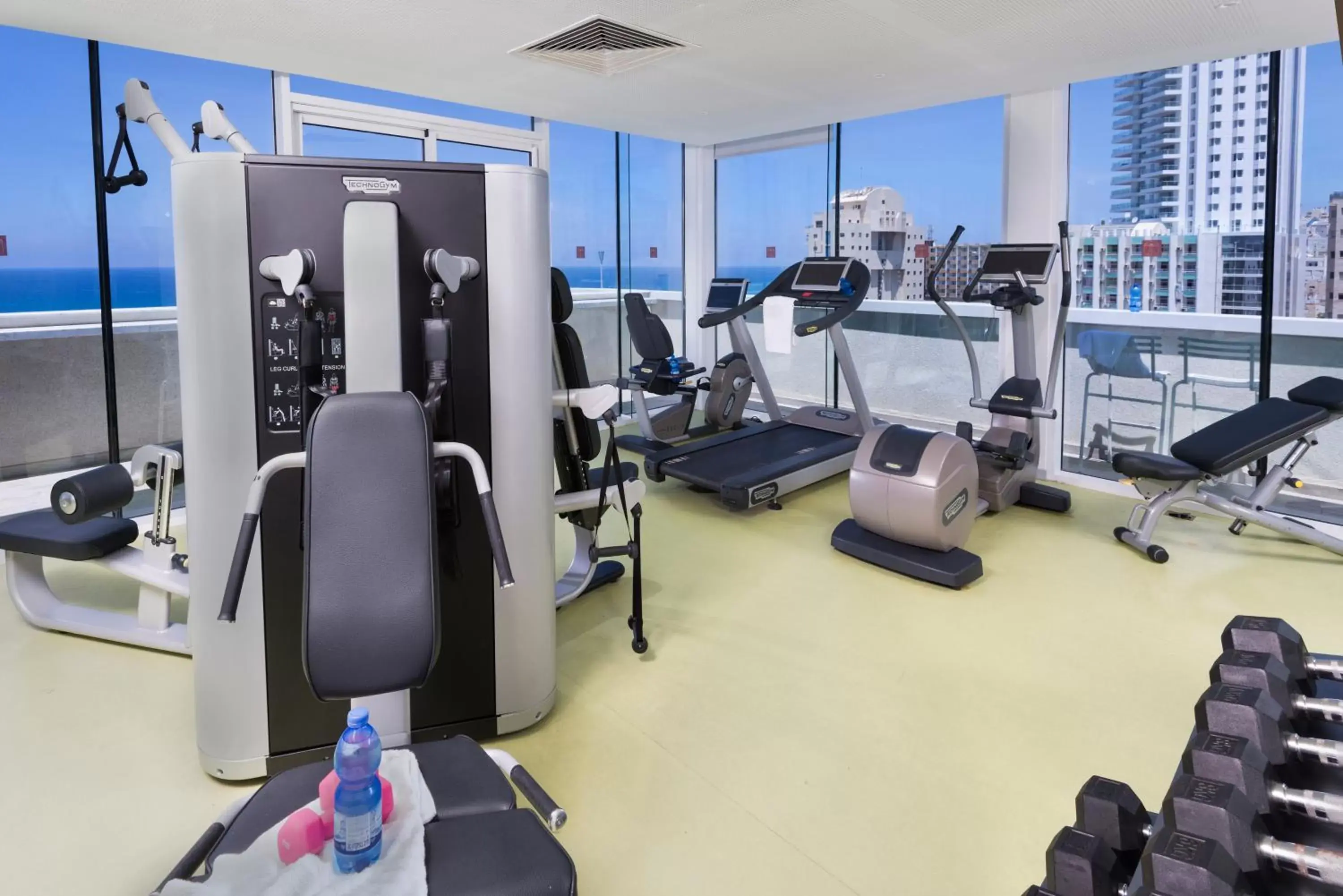 Fitness centre/facilities in Leonardo Plaza Netanya Hotel