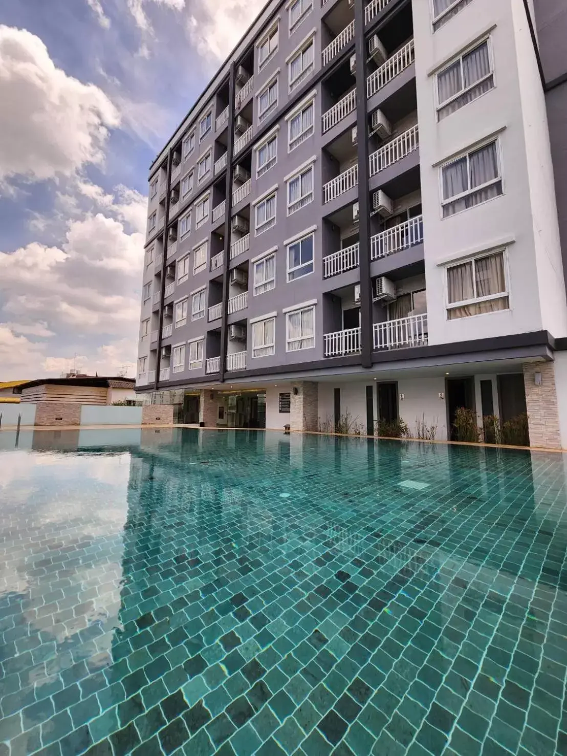 Pool view, Property Building in Leenova Hotel