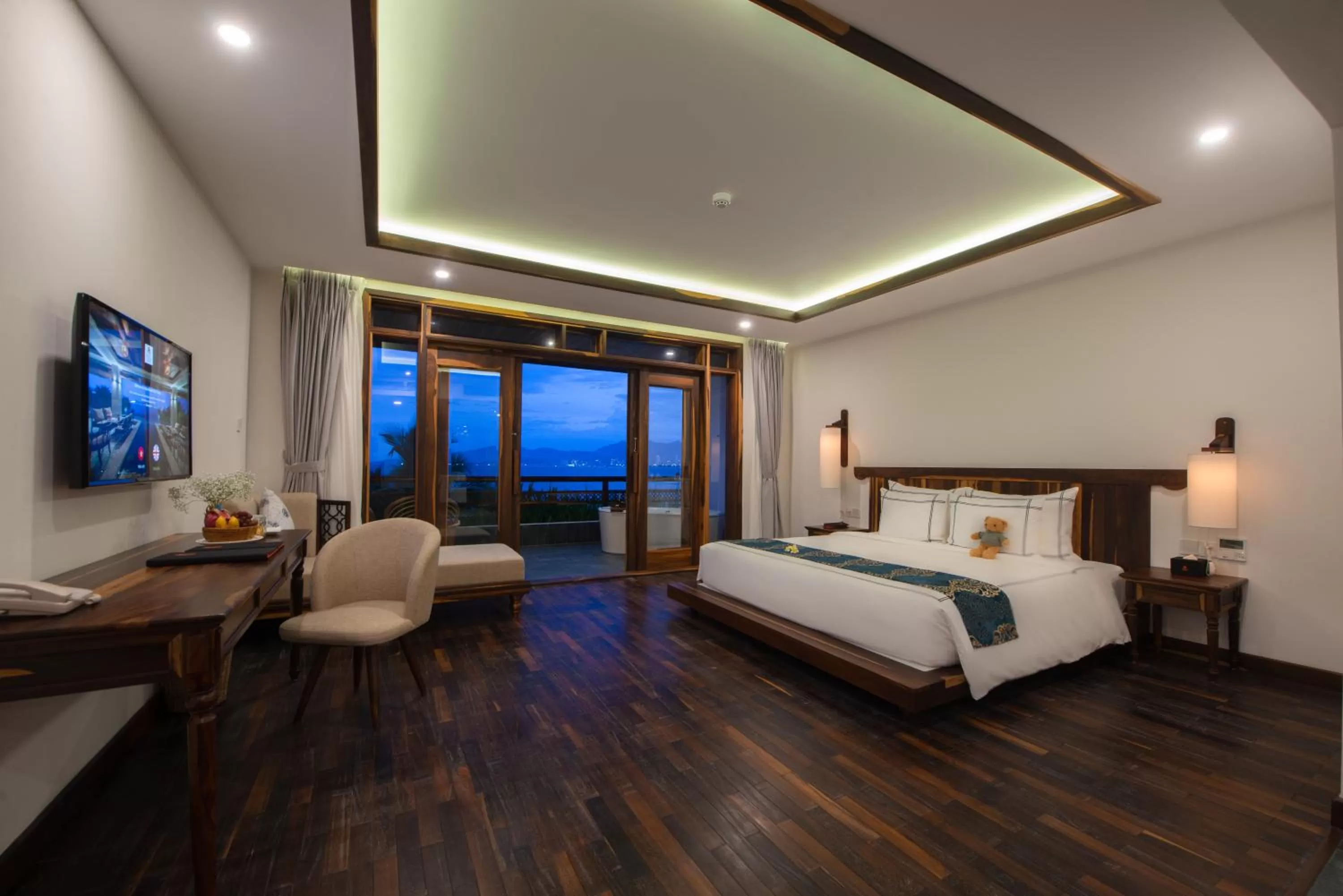 Bedroom, Bed in Alibu Resort Nha Trang