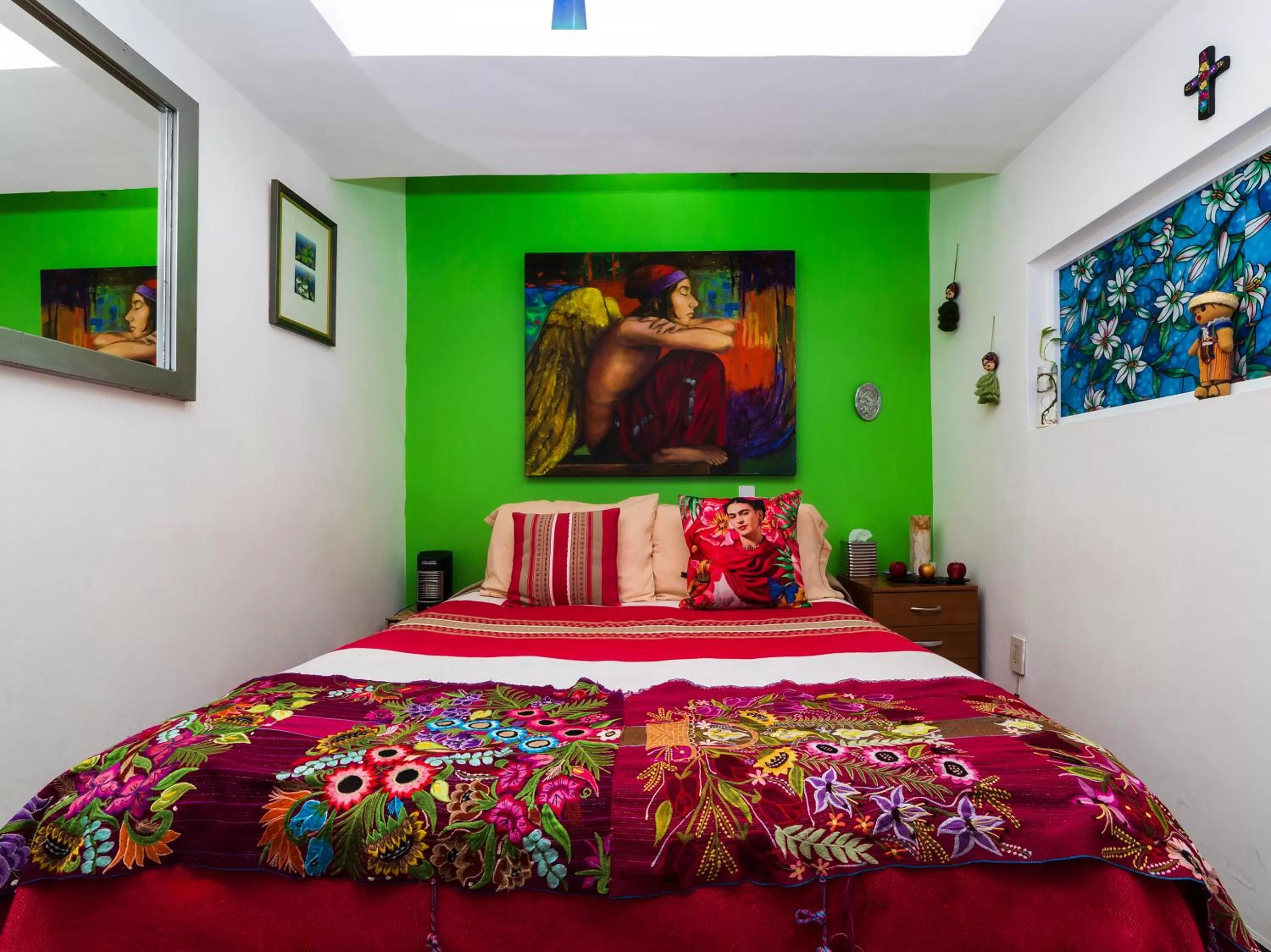 Bed in Casa Itzae B&B Polanquito Dog Friendly